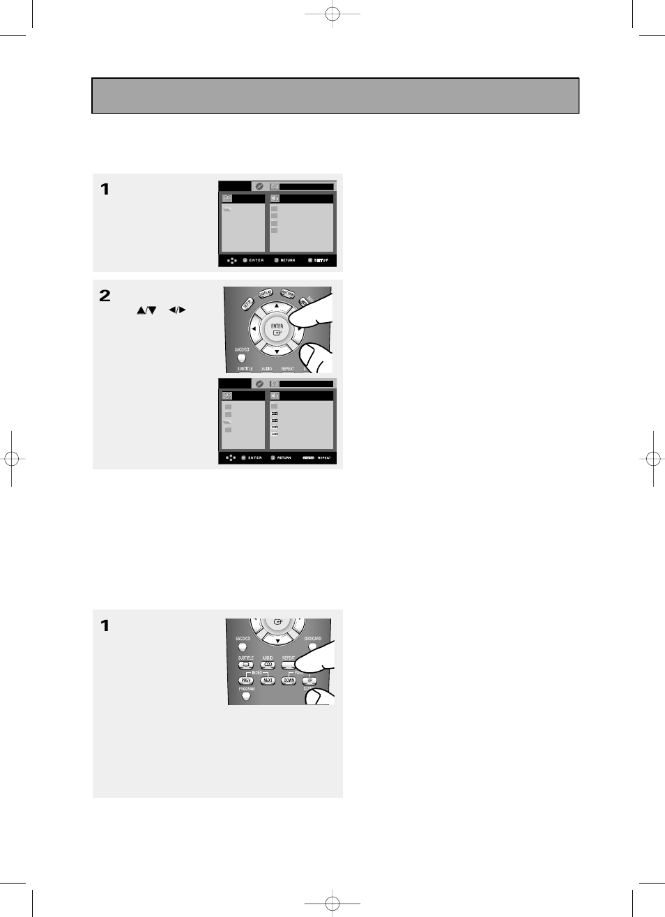 Advanced functions, Mp3 playback, Eng-48 | Repeat/random playback | Toshiba SD-6980SY User Manual | Page 48 / 76
