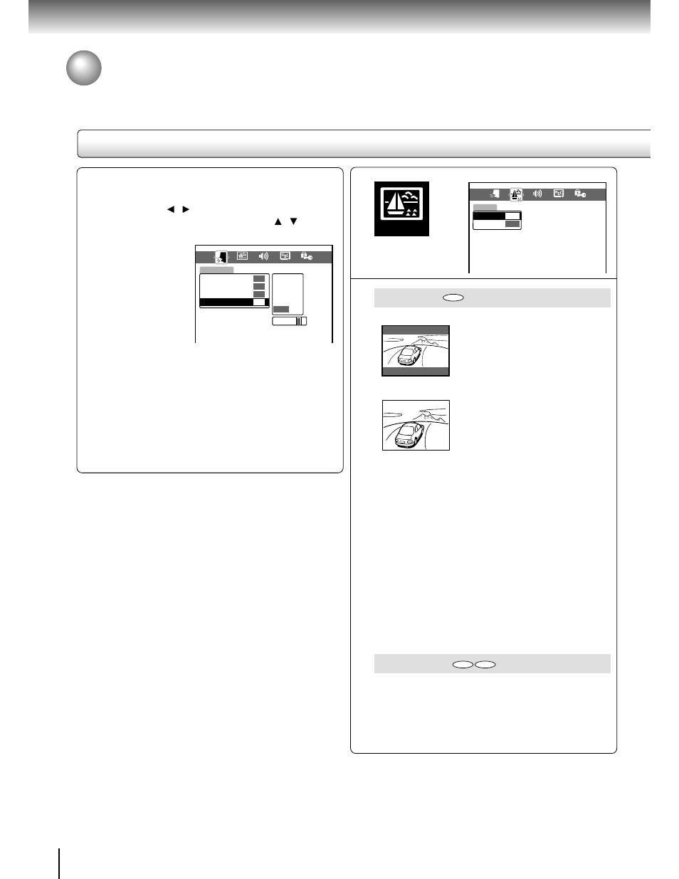 Customizing the function settings (continued), Setting details, Tv shape | Black level, Picture, Function setup | Toshiba SD-2150 User Manual | Page 38 / 46