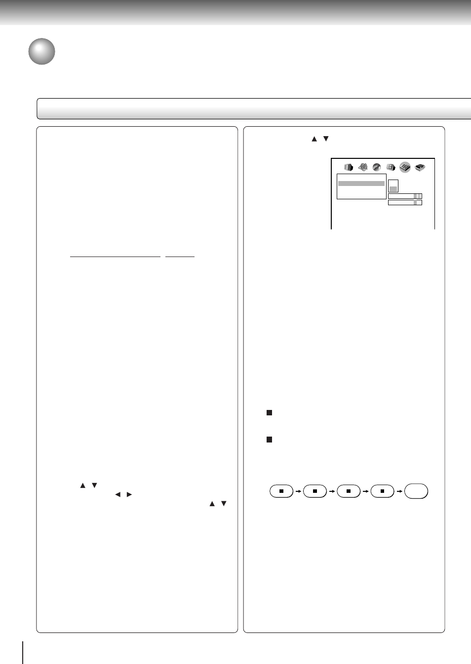 Customizing the function settings (continued), Setting details | Toshiba SD-310V User Manual | Page 51 / 59