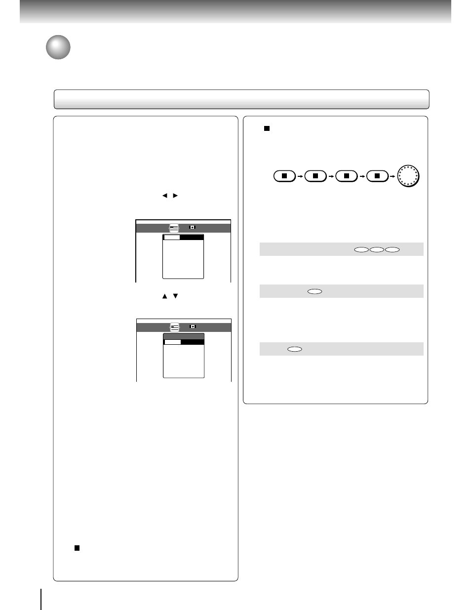 Customizing the function settings (continued), Setting details, Remote confirmation | Title stop | Toshiba SD-3205 User Manual | Page 42 / 47