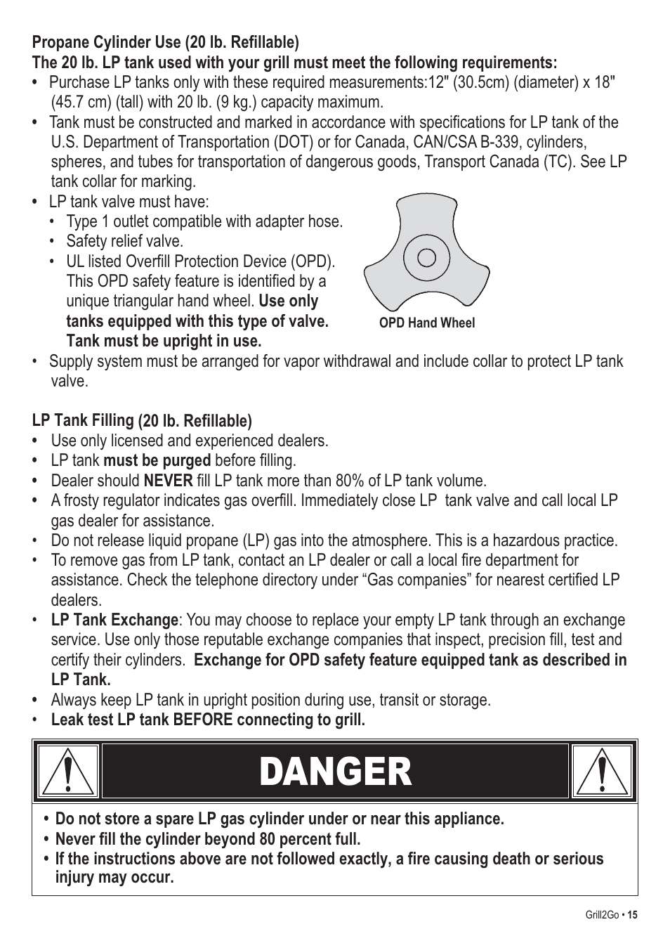 Danger | Thermos 465621303 User Manual | Page 15 / 28