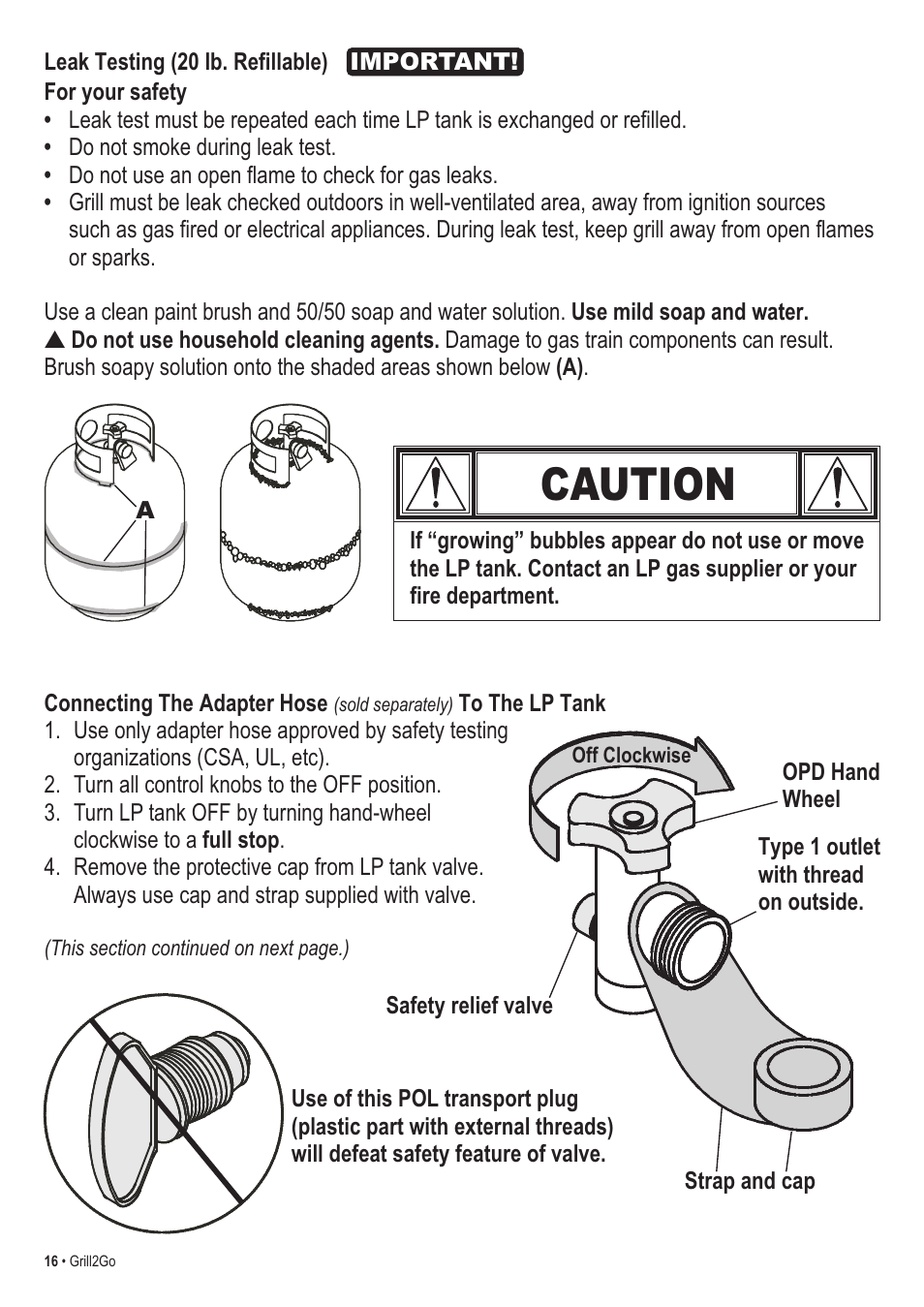 Caution | Thermos 465621303 User Manual | Page 16 / 28