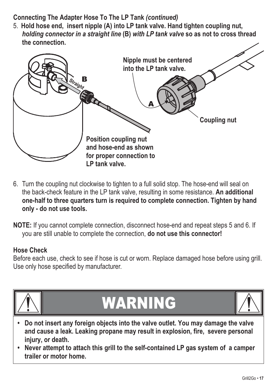 Warning | Thermos 465621303 User Manual | Page 17 / 28