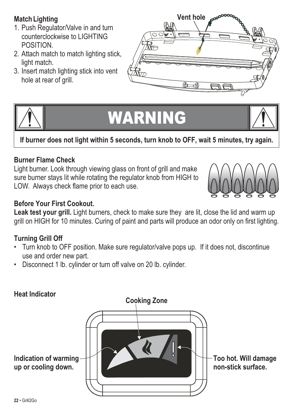 Warning | Thermos 465621303 User Manual | Page 22 / 28