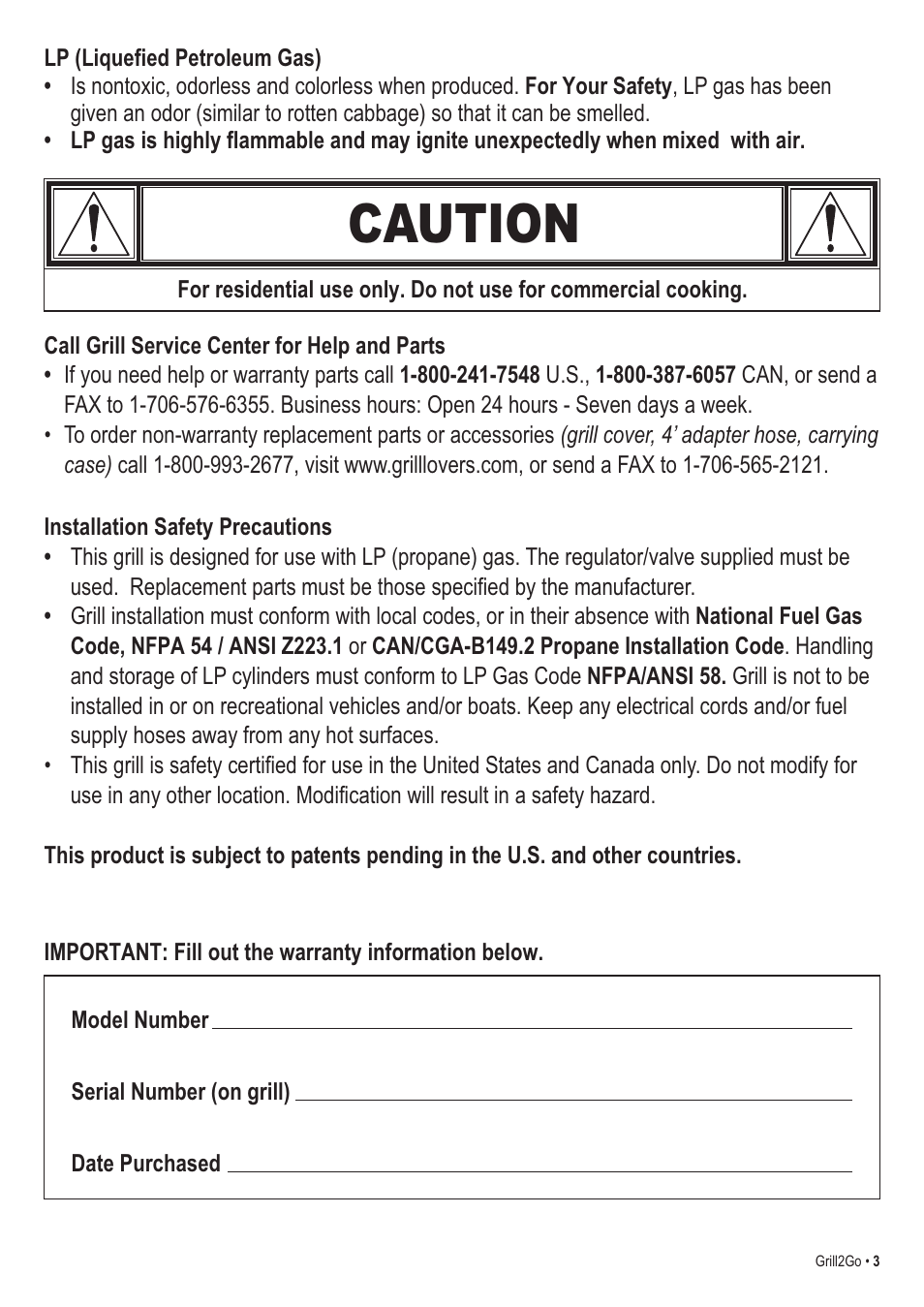 Caution | Thermos 465621303 User Manual | Page 3 / 28