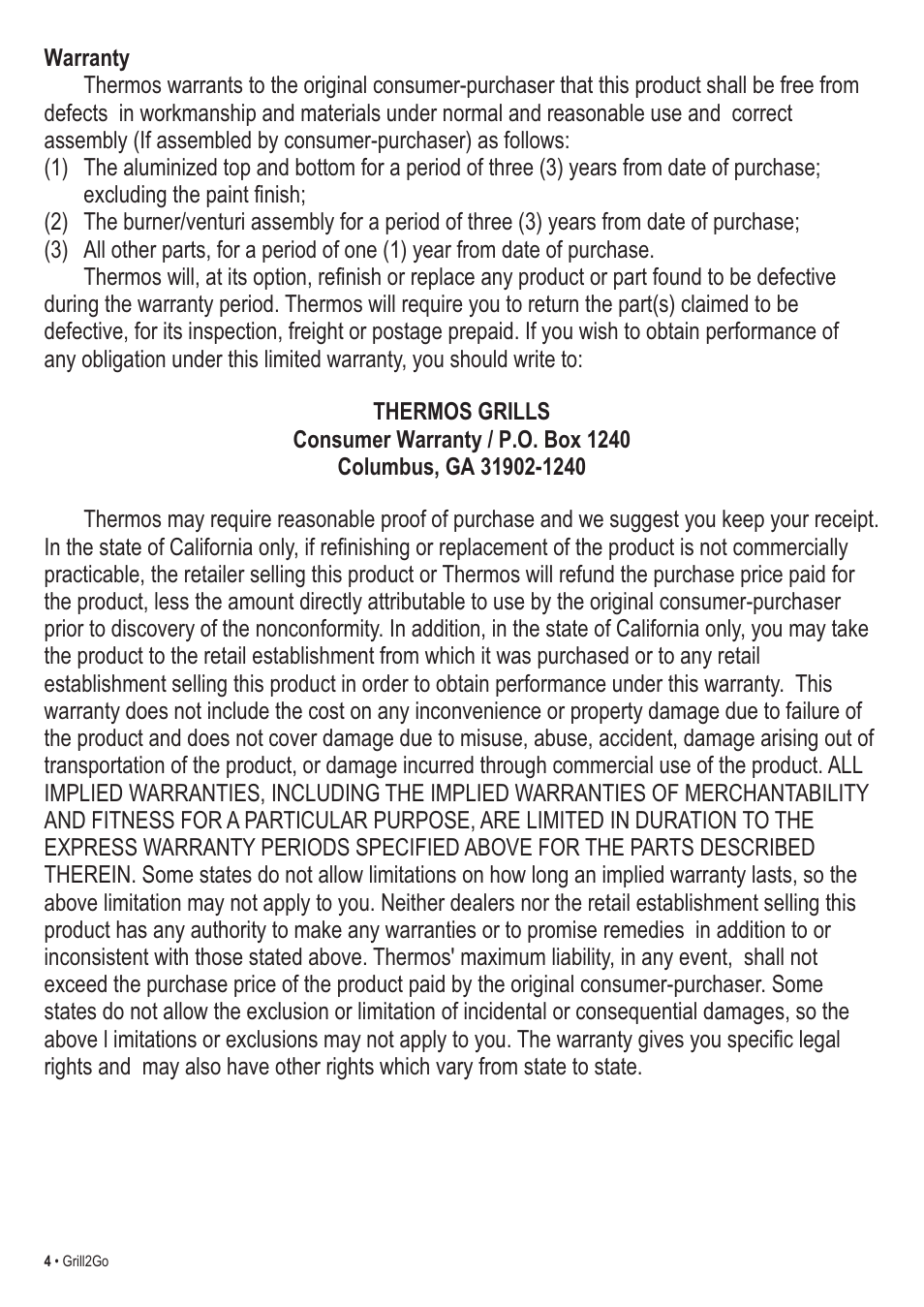 Thermos 465621303 User Manual | Page 4 / 28