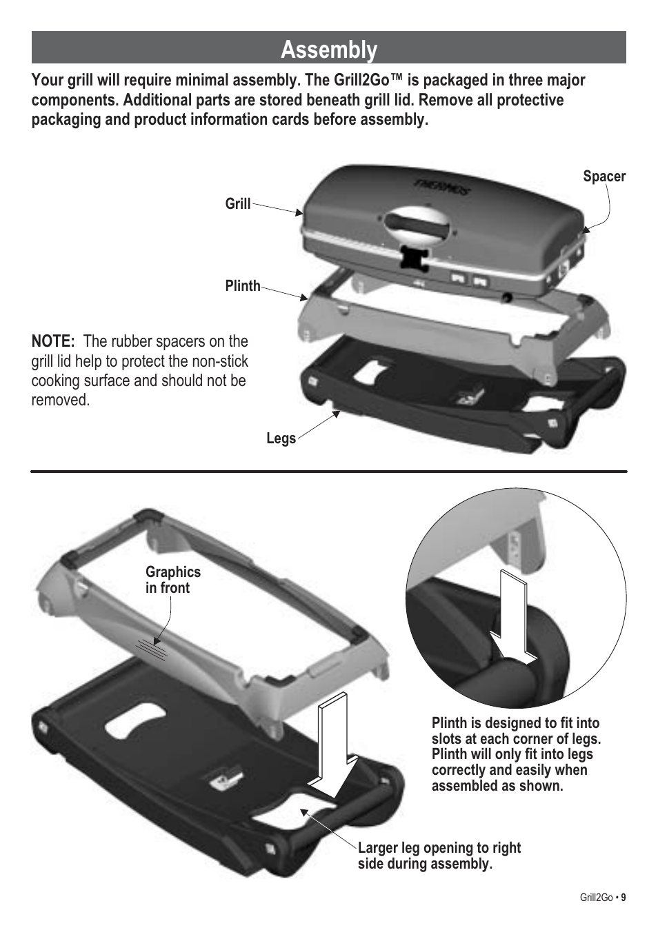 Assembly | Thermos 465621303 User Manual | Page 9 / 28