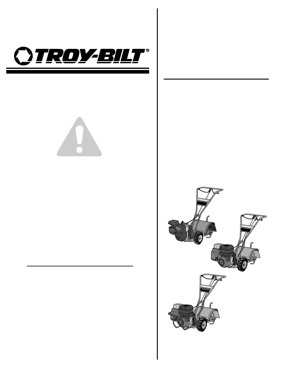 Troy-Bilt 12210 User Manual | 32 pages