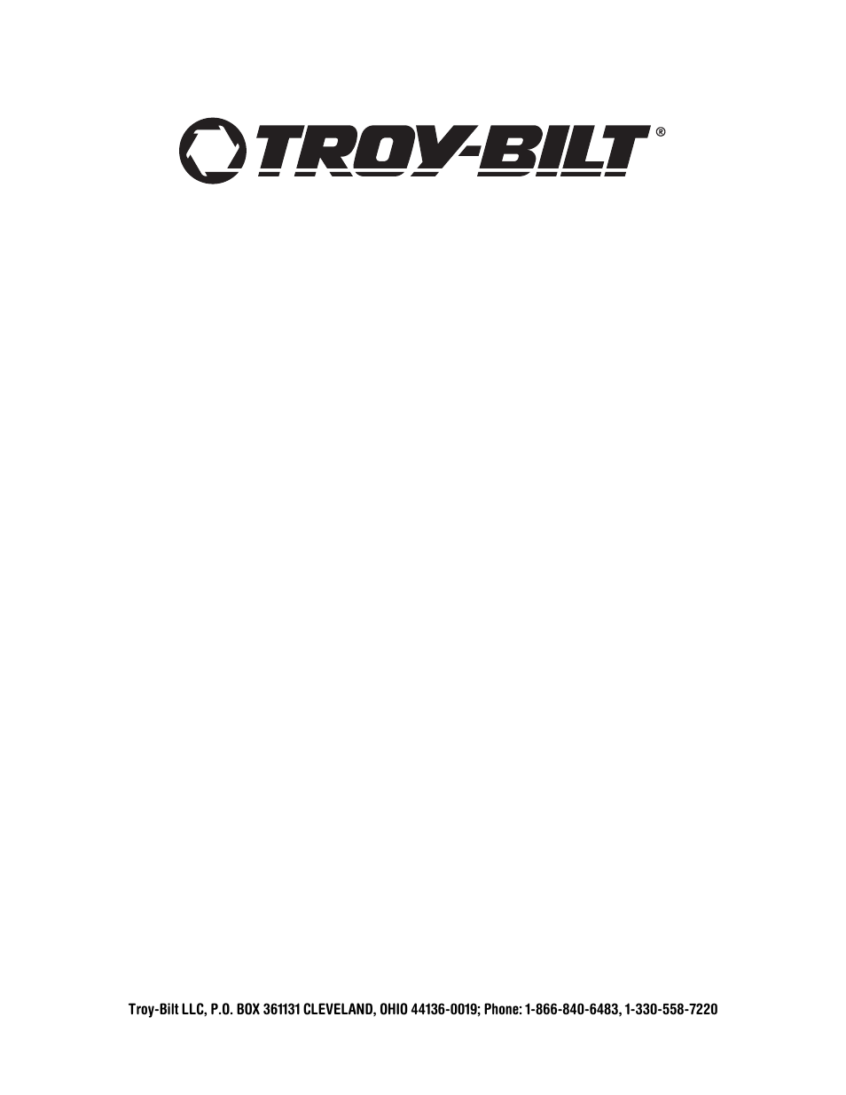 Manufacturer’s limited warranty for | Troy-Bilt 31AH7T74063 User Manual | Page 28 / 28