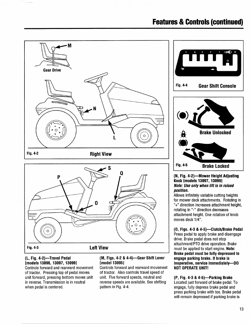 Features & controls (continued) | Troy-Bilt 13096 User Manual | Page 13 / 36