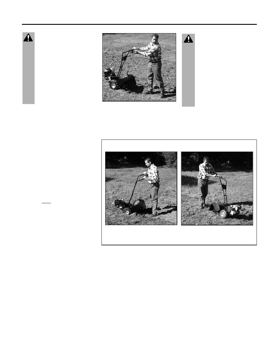 Warning | Troy-Bilt 12190-3HP User Manual | Page 15 / 28