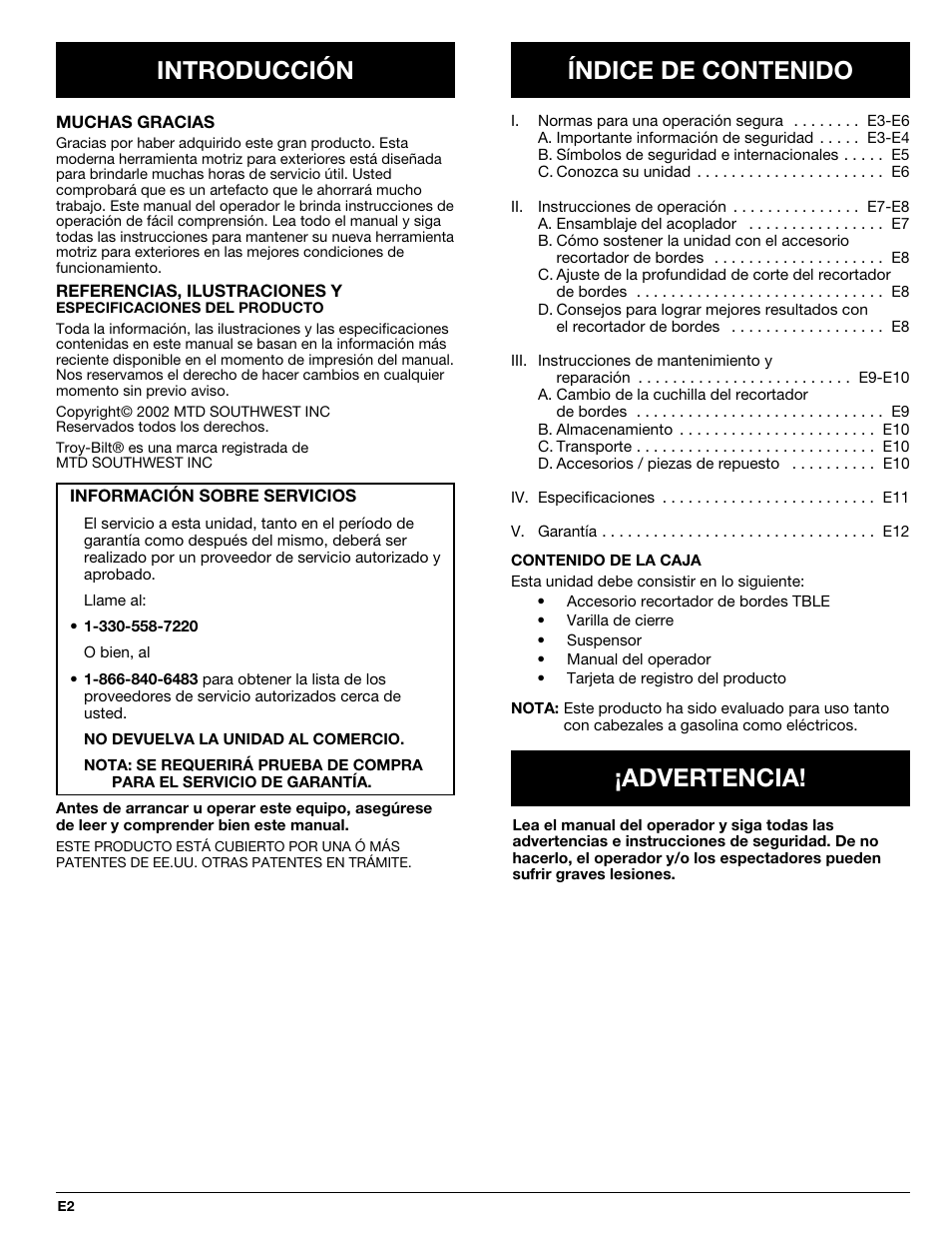 Troy-Bilt 769-02047 User Manual | Page 26 / 36