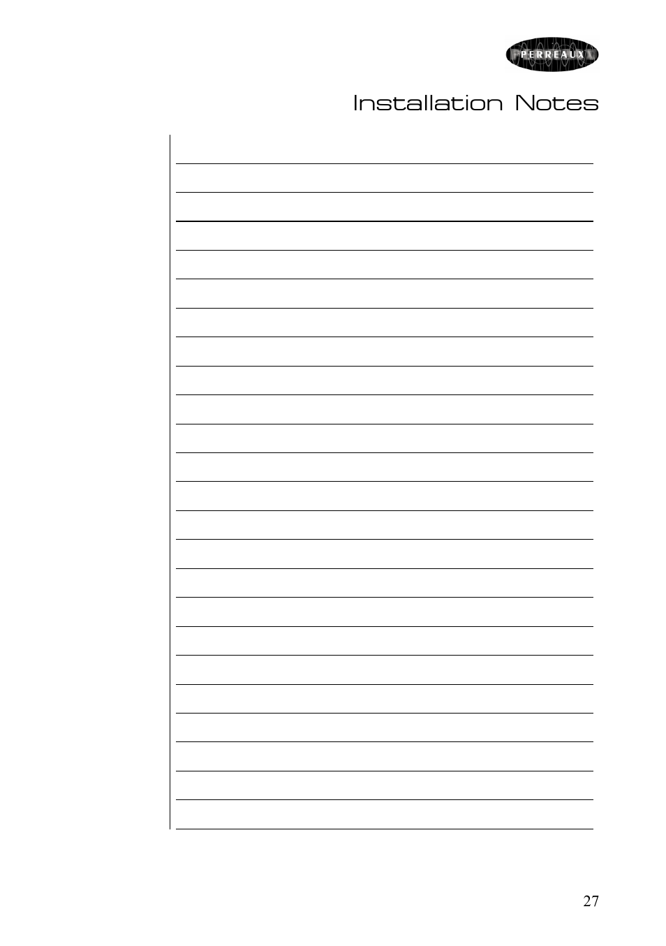 Perreaux SX60m User Manual | Page 28 / 28