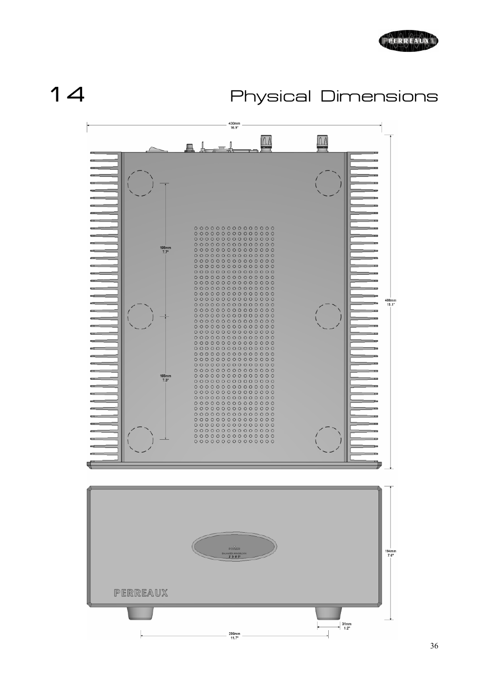 Perreaux 750 User Manual | Page 36 / 38