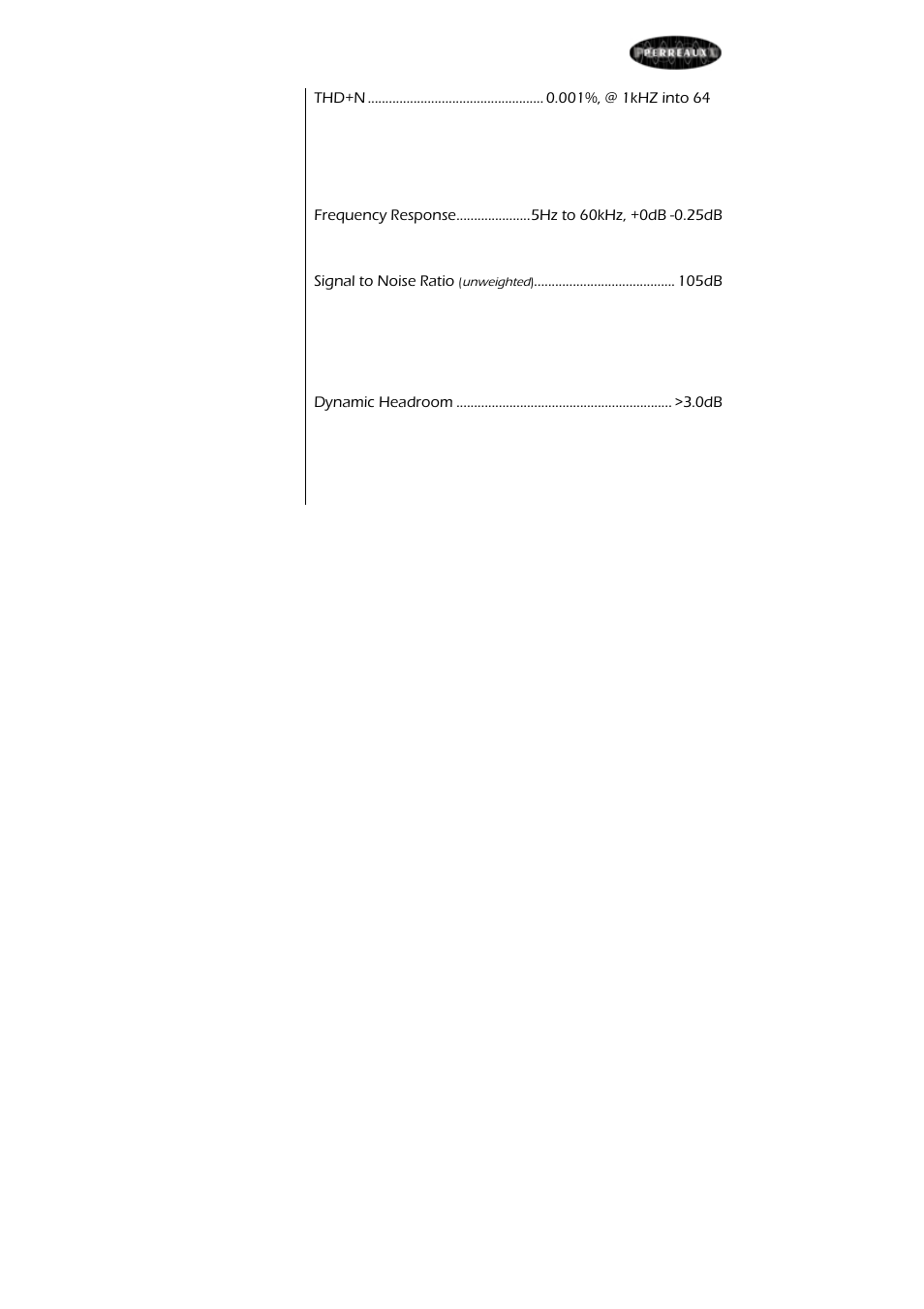 Perreaux SXH2 User Manual | Page 24 / 27