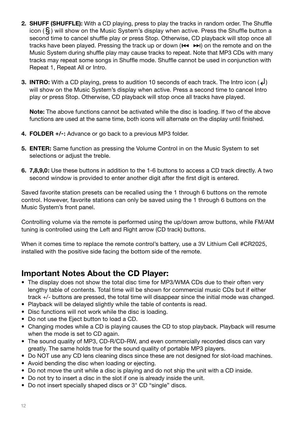 Tivoli Audio MSY0906USR2 User Manual | Page 12 / 16