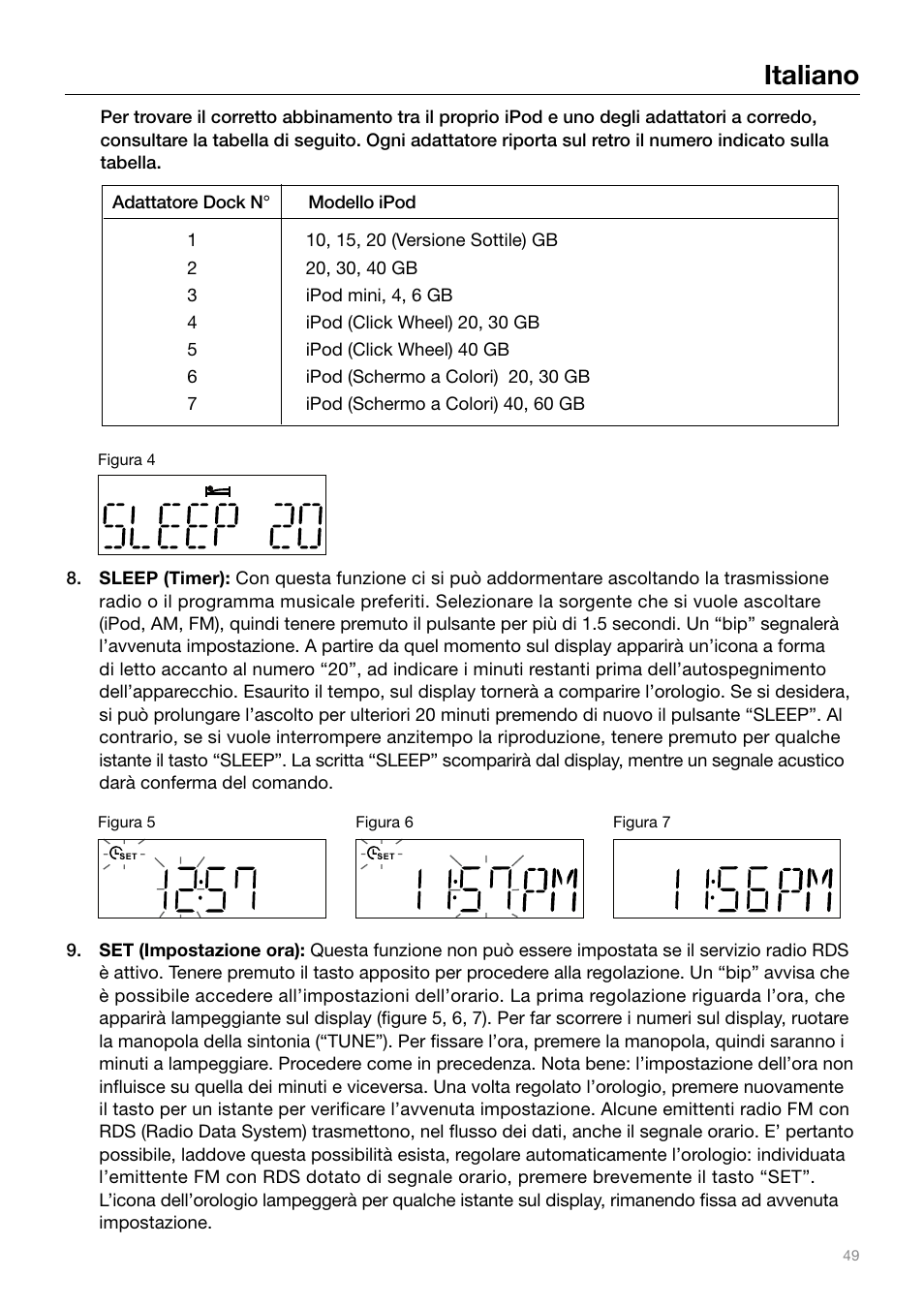 Italiano | Tivoli Audio IYIYI User Manual | Page 49 / 56