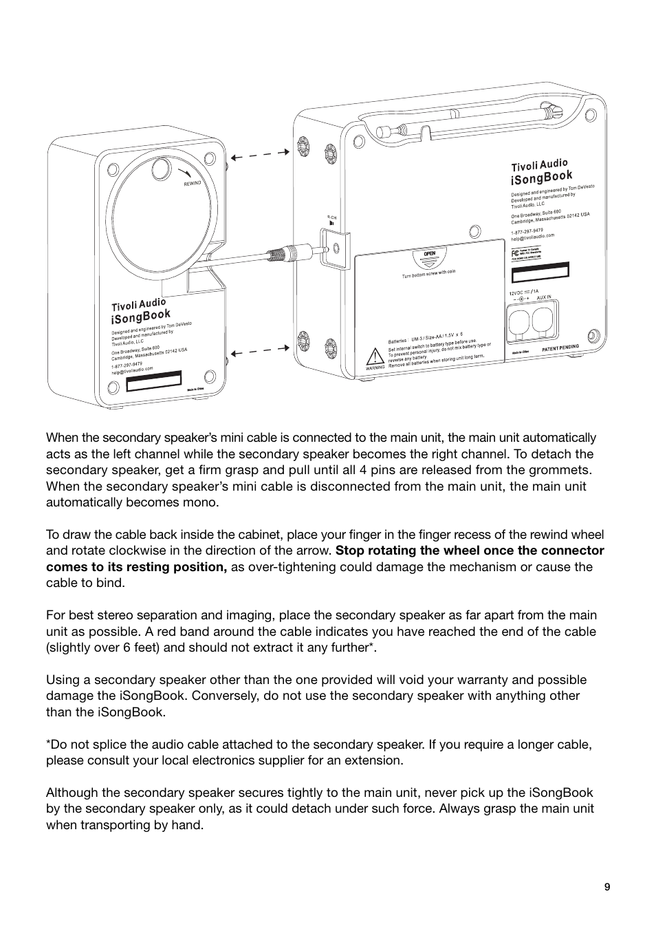 Tivoli Audio ISONGBOOK User Manual | Page 9 / 17