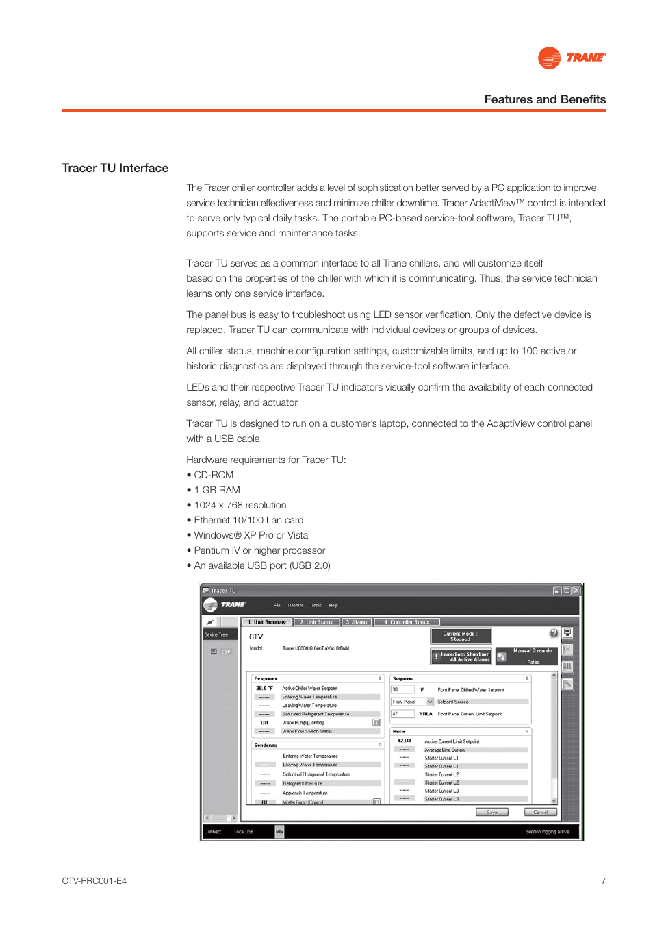 Trane Centrifugal Water Chillers CVGF User Manual | Page 7 / 28