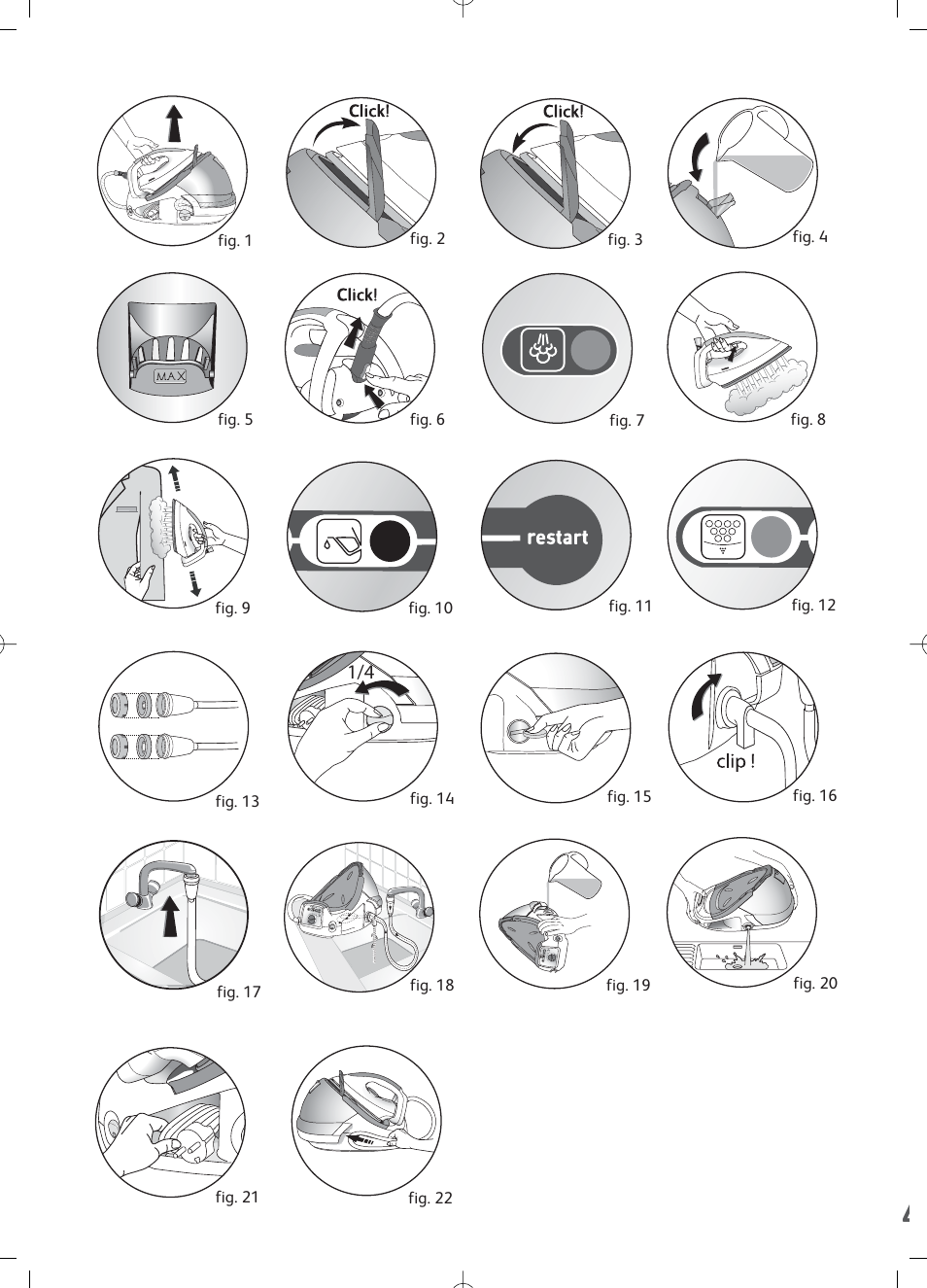 Groupe SEB USA - T-FAL Express GV7120 User Manual | Page 3 / 11