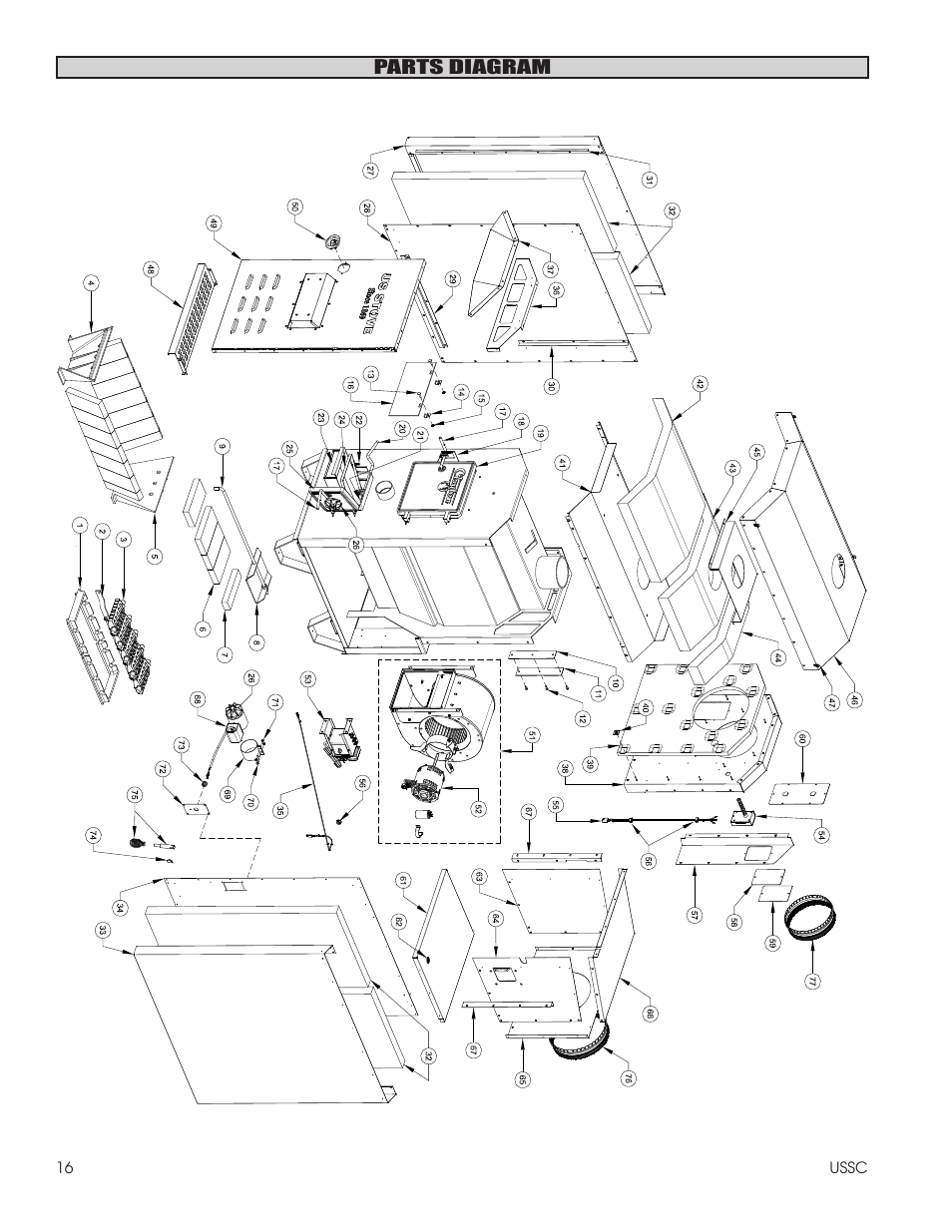 United States Stove Company 1600EF User Manual | Page 16 / 24