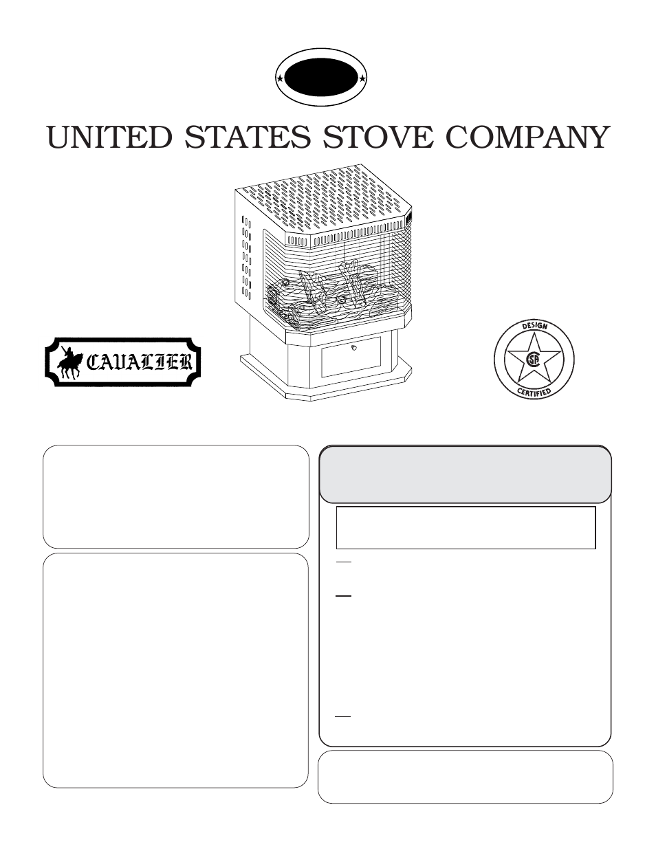 United States Stove Company C9740N User Manual | 9 pages