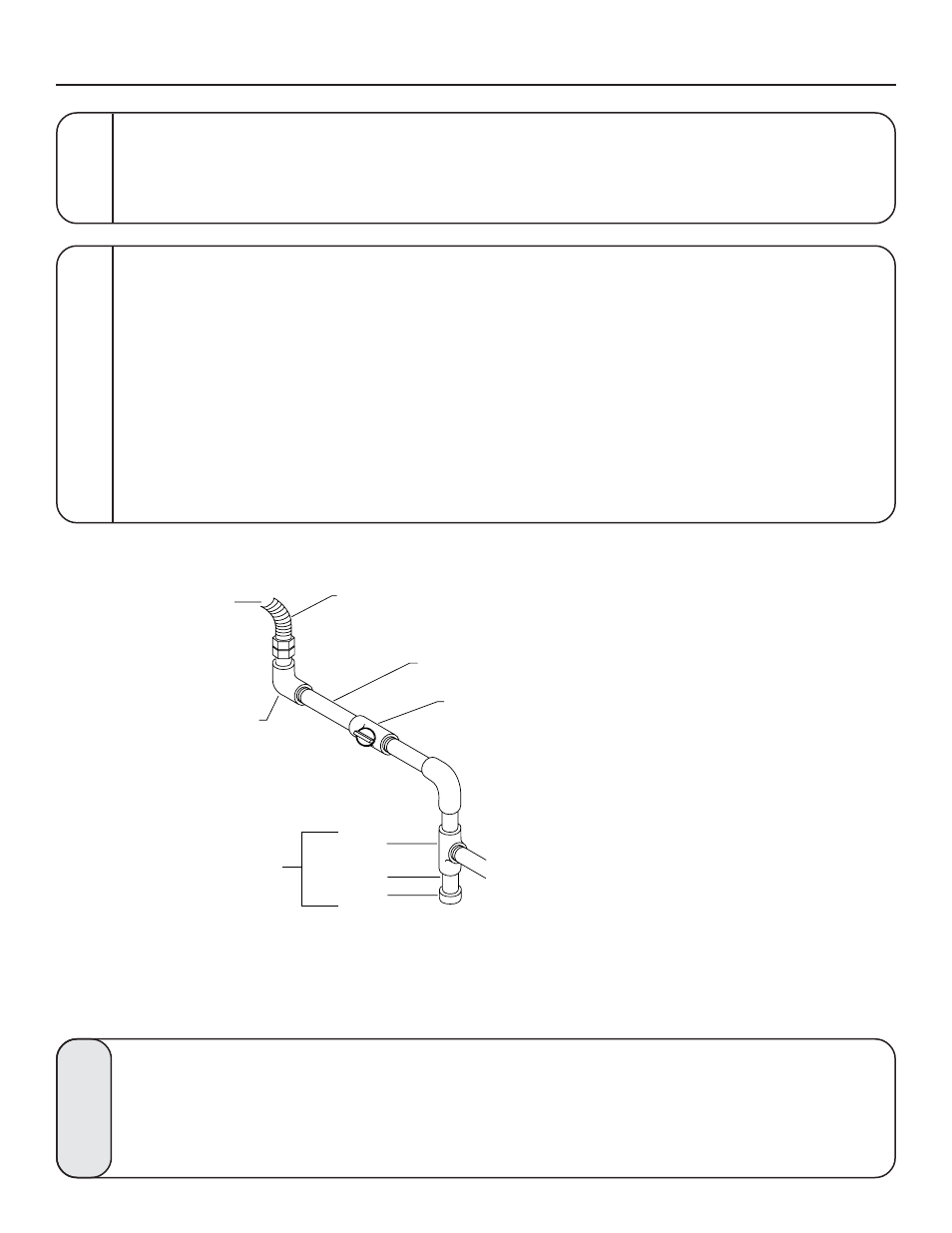 Gas connection, Notice caution, Warning | United States Stove Company C9740N User Manual | Page 8 / 9
