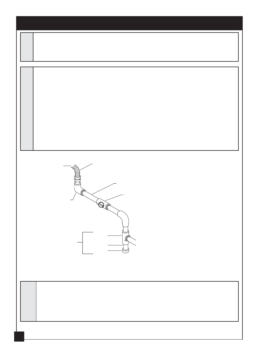 Gas connection, Caution | United States Stove Company 2020L User Manual | Page 12 / 28