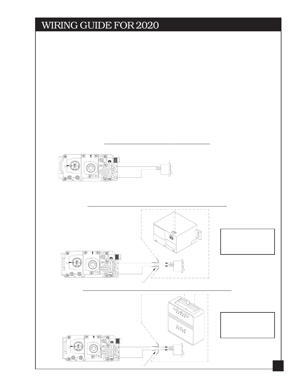 Wiring guide for 2020 | United States Stove Company 2020L User Manual | Page 23 / 28