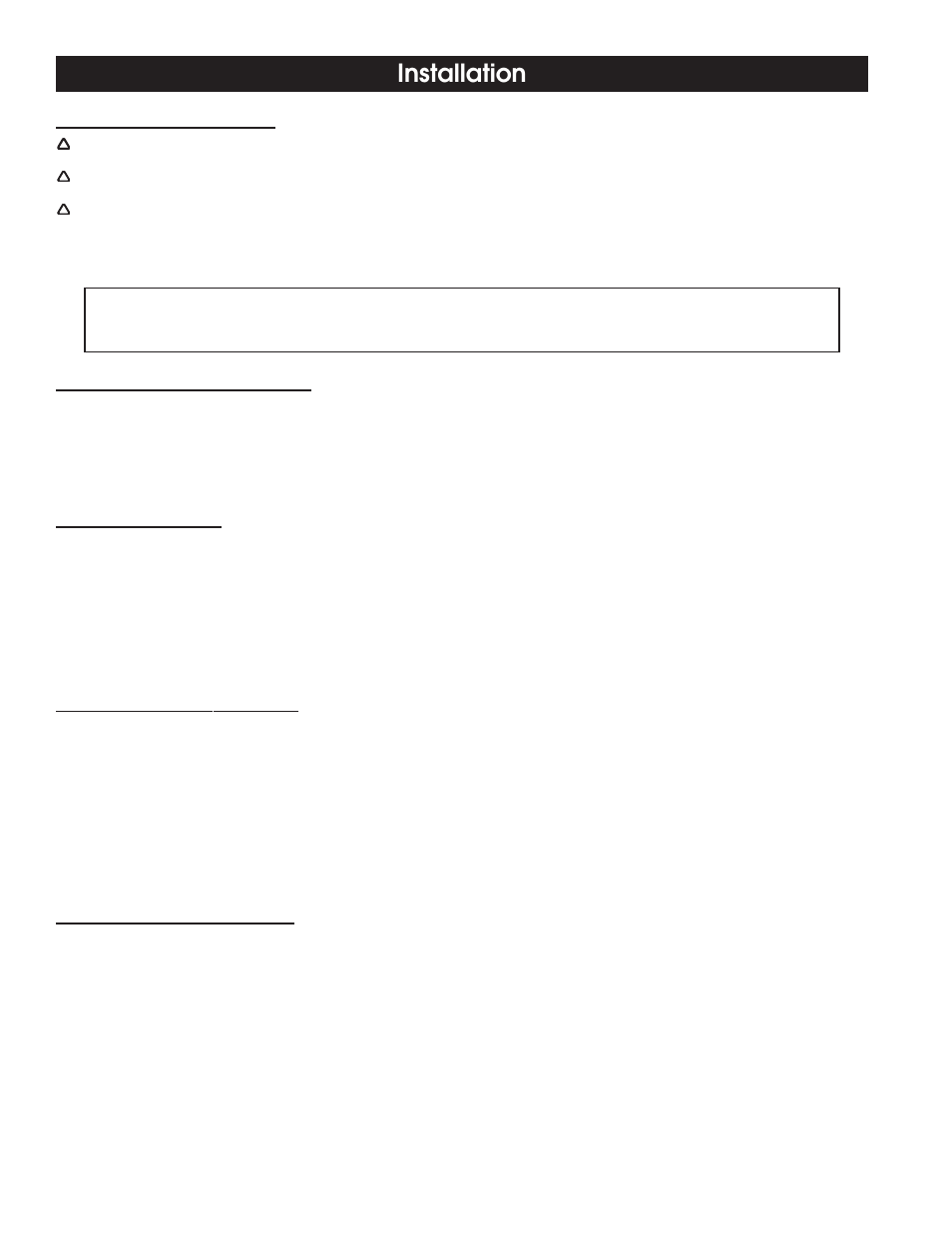 Installation | United States Stove Company 6110 User Manual | Page 8 / 24