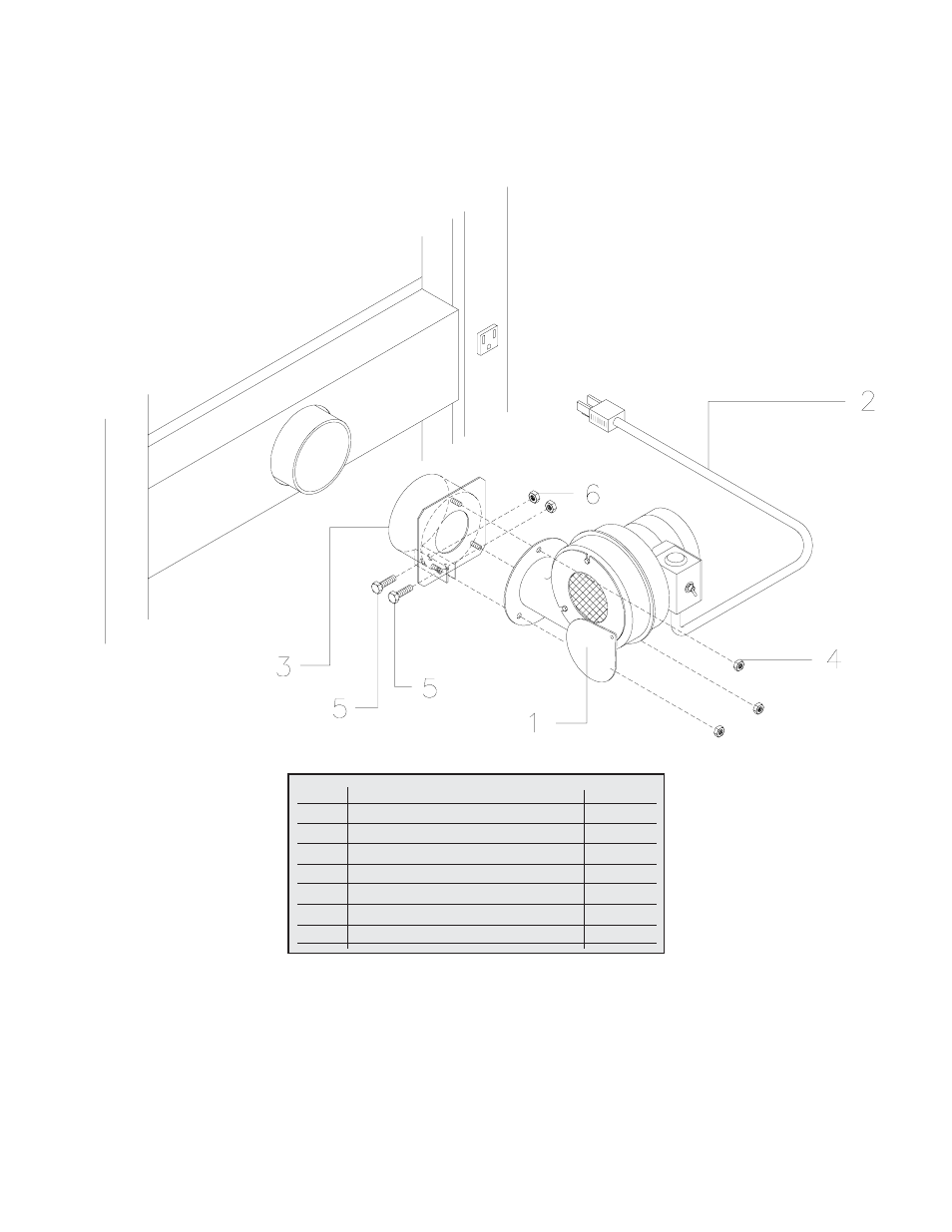 Forced air draft parts list | United States Stove Company 1600M User Manual | Page 17 / 20