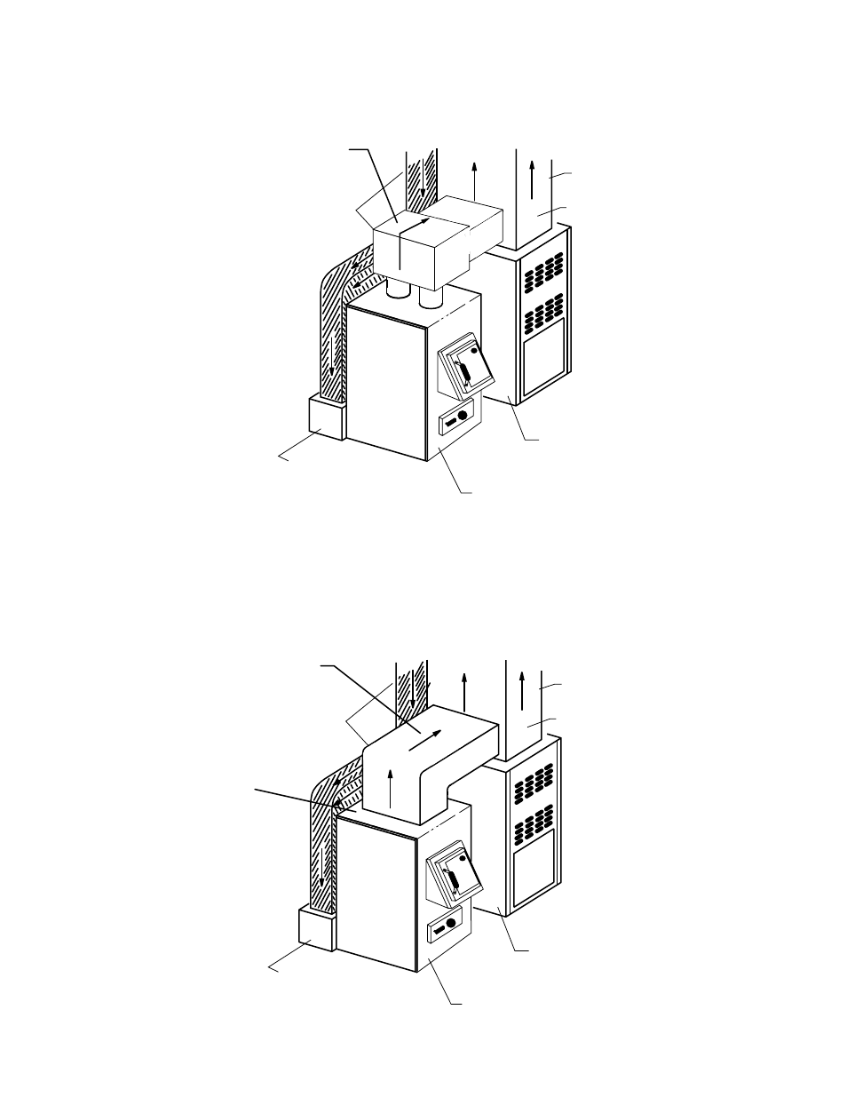 Installation b installation c | United States Stove Company 1537G User Manual | Page 20 / 24