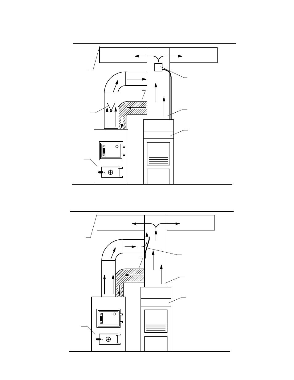 Installation d, Installation e, U.s. only) | United States Stove Company 1537G User Manual | Page 21 / 24