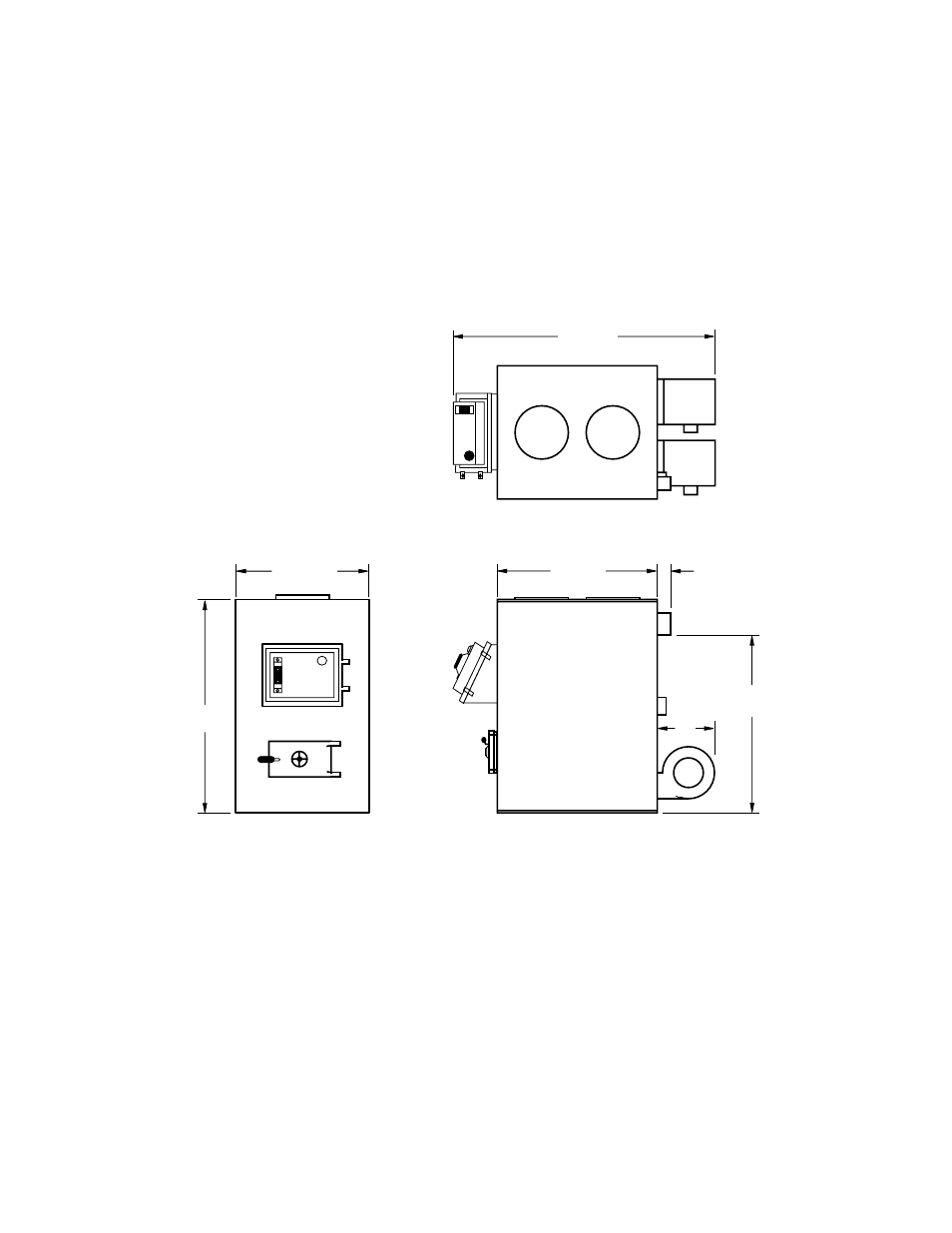 Dimensions of furnace | United States Stove Company 1537G User Manual | Page 6 / 24