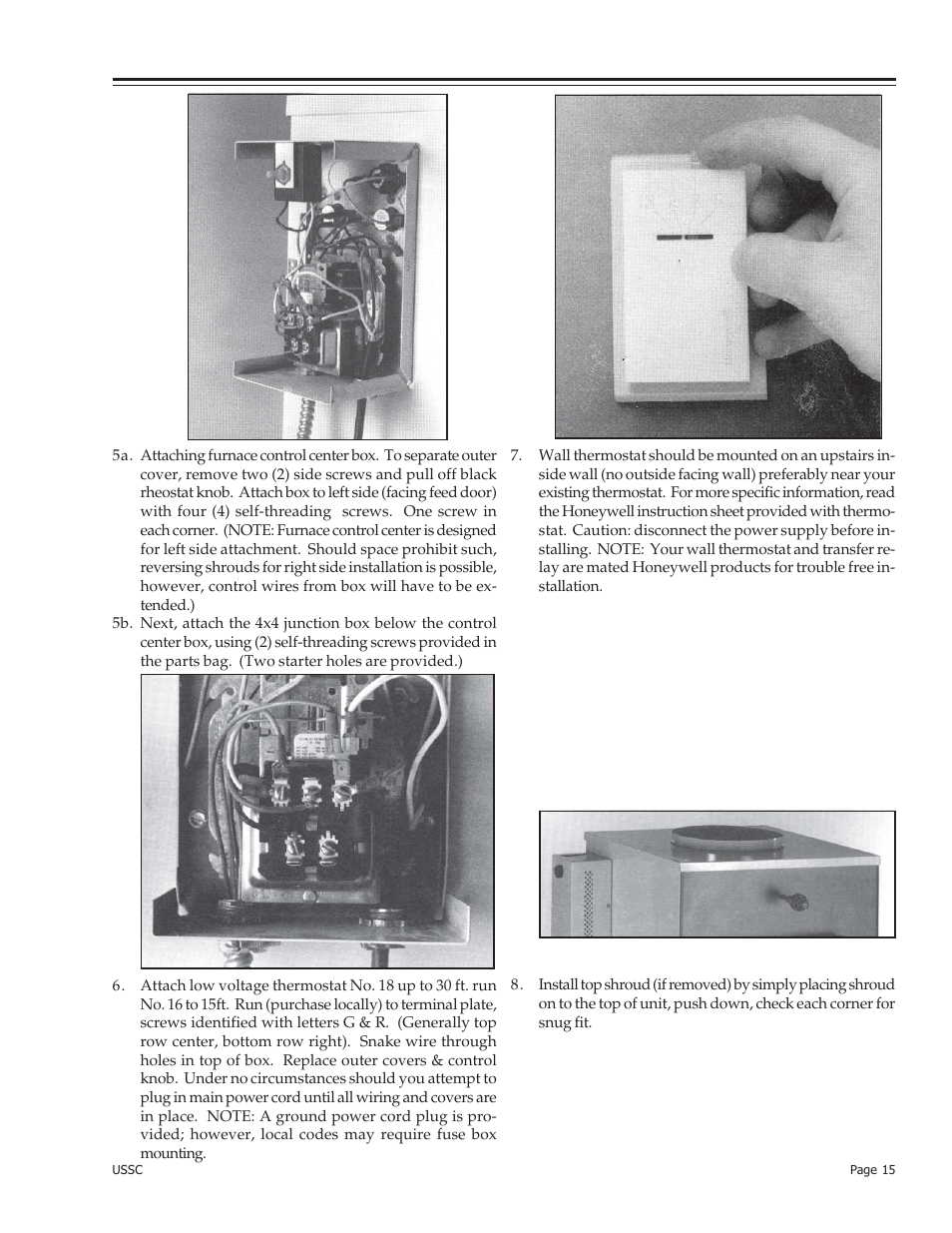 United States Stove Company 24AZ User Manual | Page 15 / 28