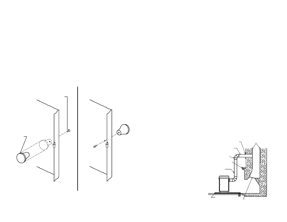 Cabinet door knob assembly, Type "a" fireplace conversion | United States Stove Company 2941 User Manual | Page 9 / 10