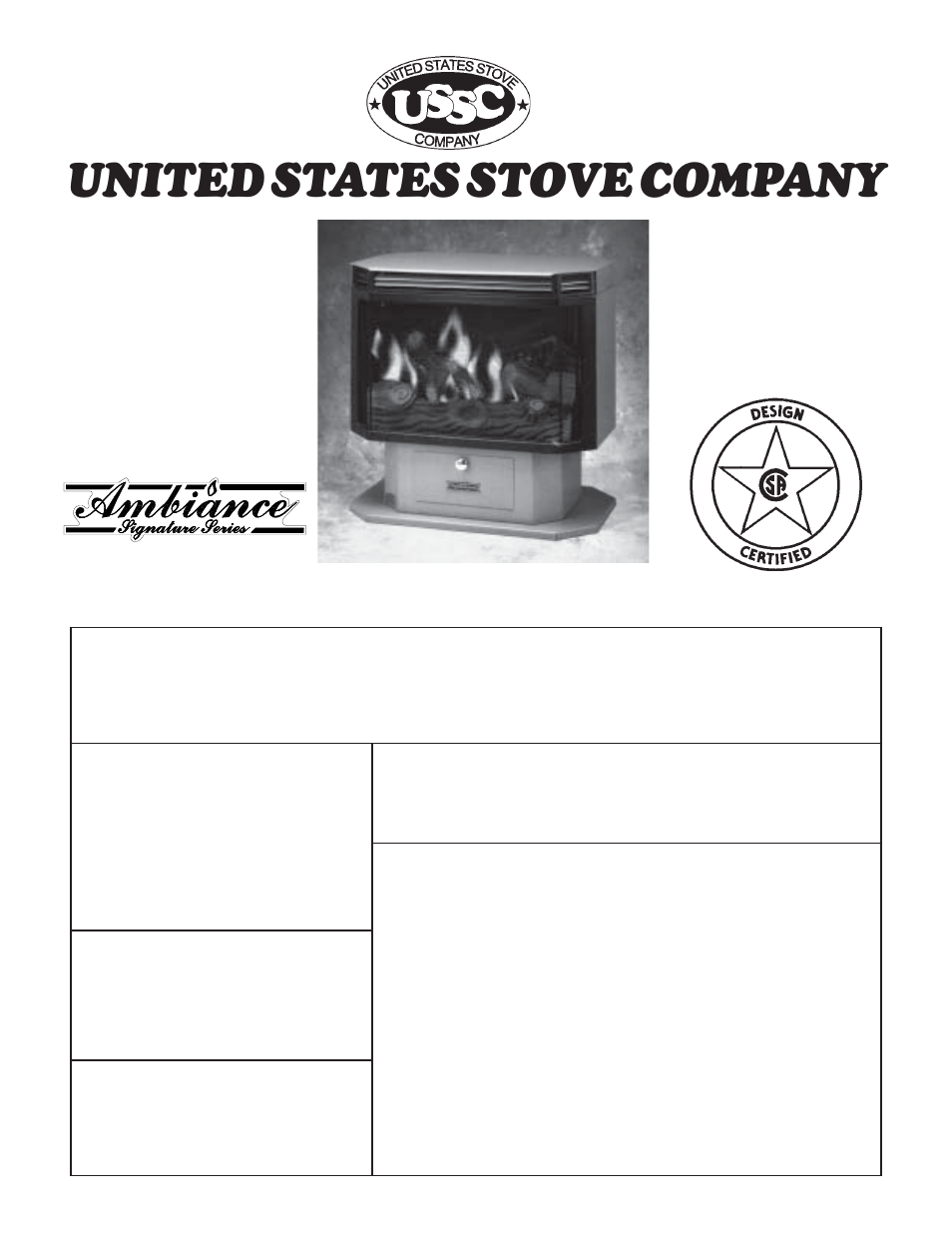 United States Stove Company B9945L User Manual | 28 pages