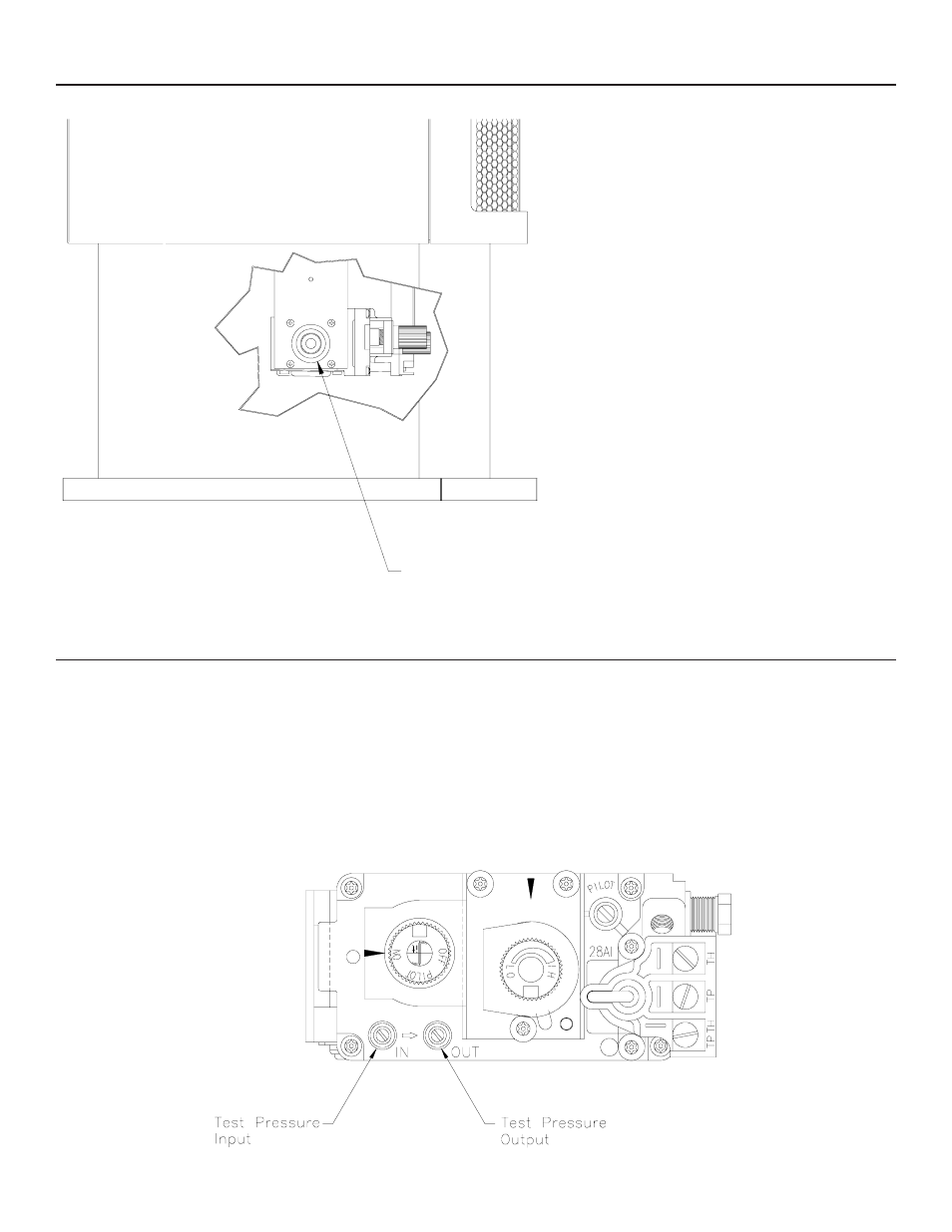 Gas connection | United States Stove Company B9945L User Manual | Page 10 / 28