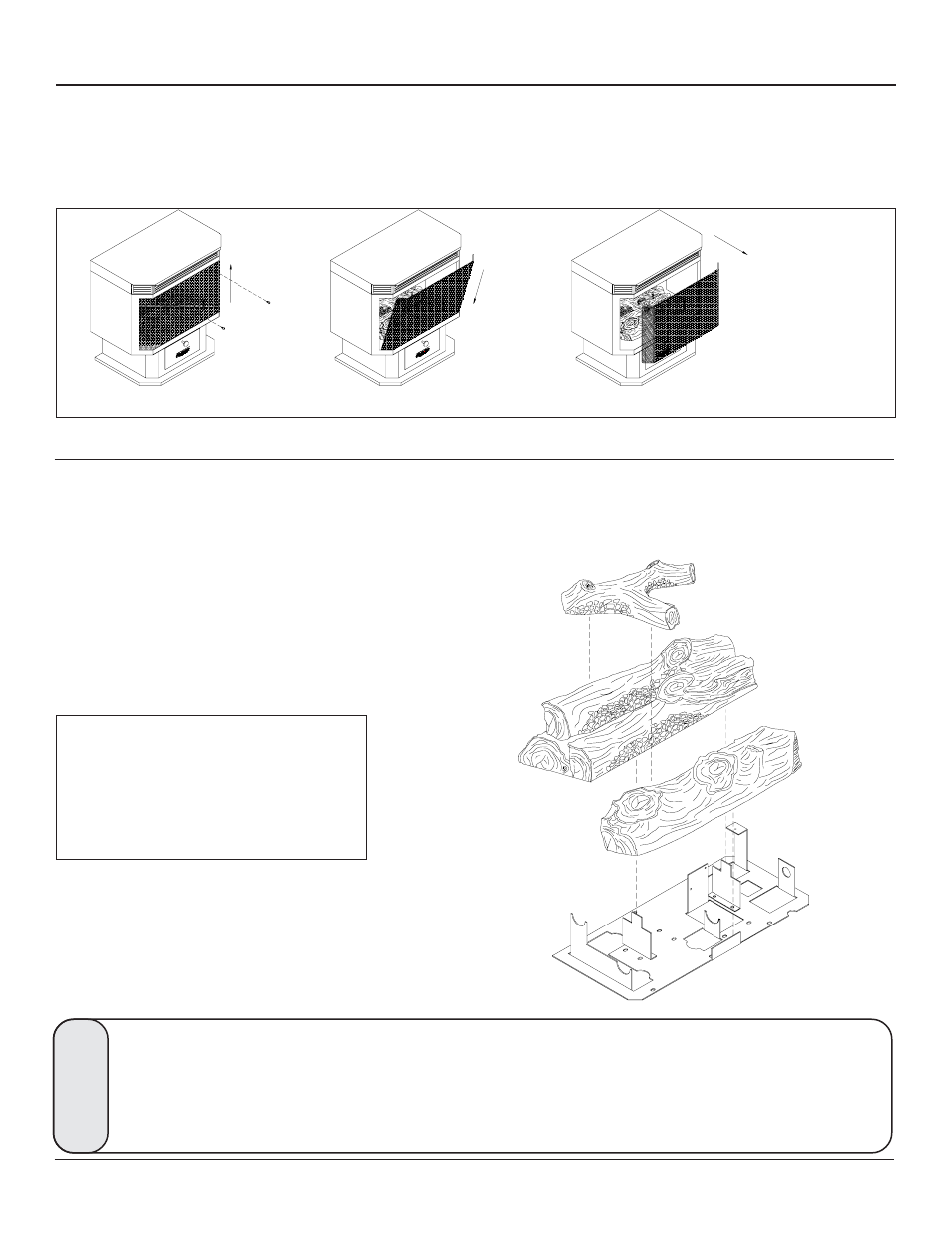 Removing front screen | United States Stove Company B9945L User Manual | Page 11 / 28