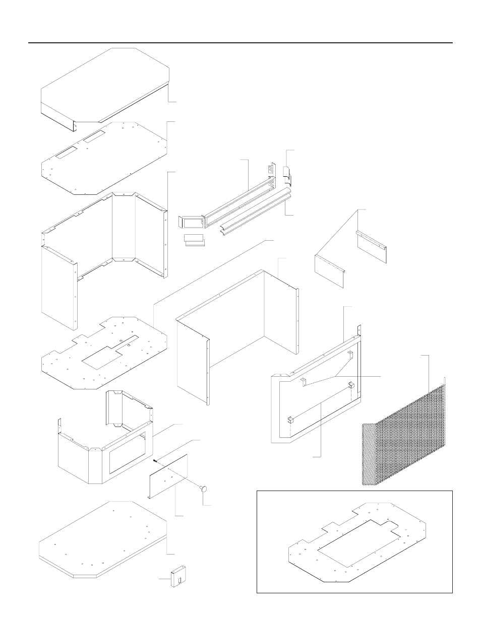 Heater assembly replacement parts | United States Stove Company B9945L User Manual | Page 16 / 28