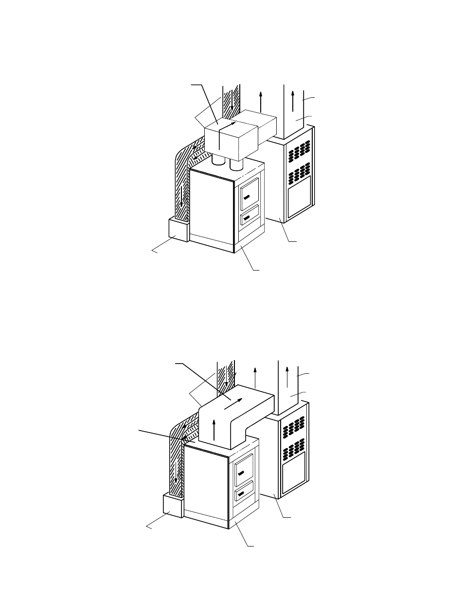 Installation b installation c | United States Stove Company AIR User Manual | Page 21 / 24