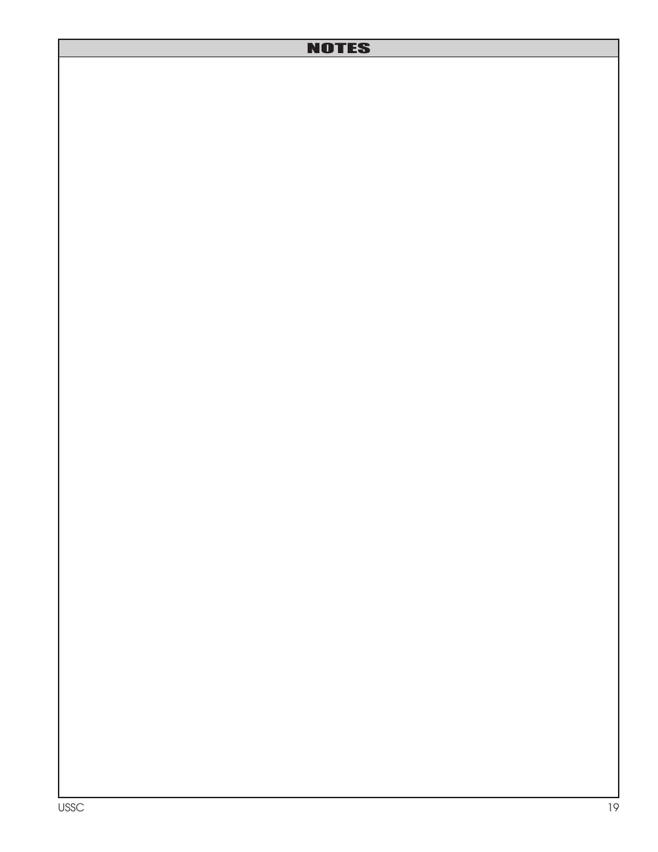 United States Stove Company 1602G User Manual | Page 19 / 20