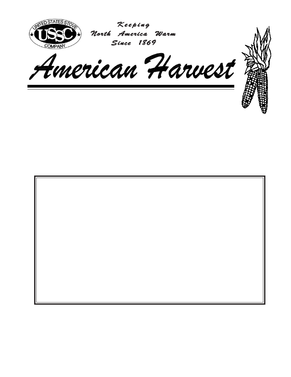 United States Stove Company 6039 User Manual | 24 pages