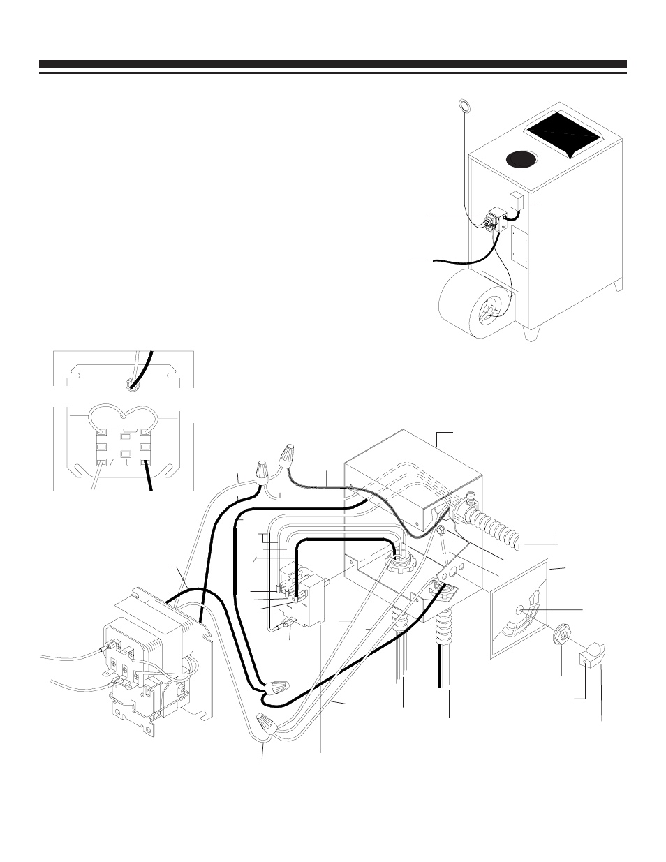 Electrical installation, Draft wiring diagram | United States Stove Company 1800 User Manual | Page 11 / 32