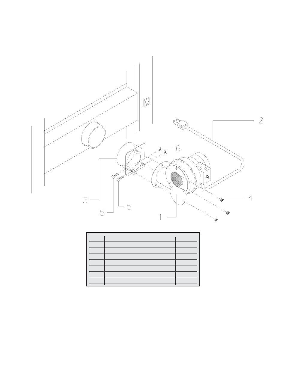 Forced air draft parts list | United States Stove Company 1800 User Manual | Page 20 / 32