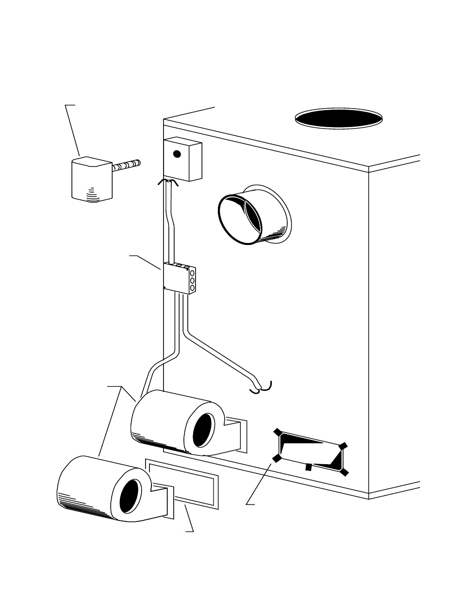 Blower & component assembly | United States Stove Company 1537Q User Manual | Page 11 / 32