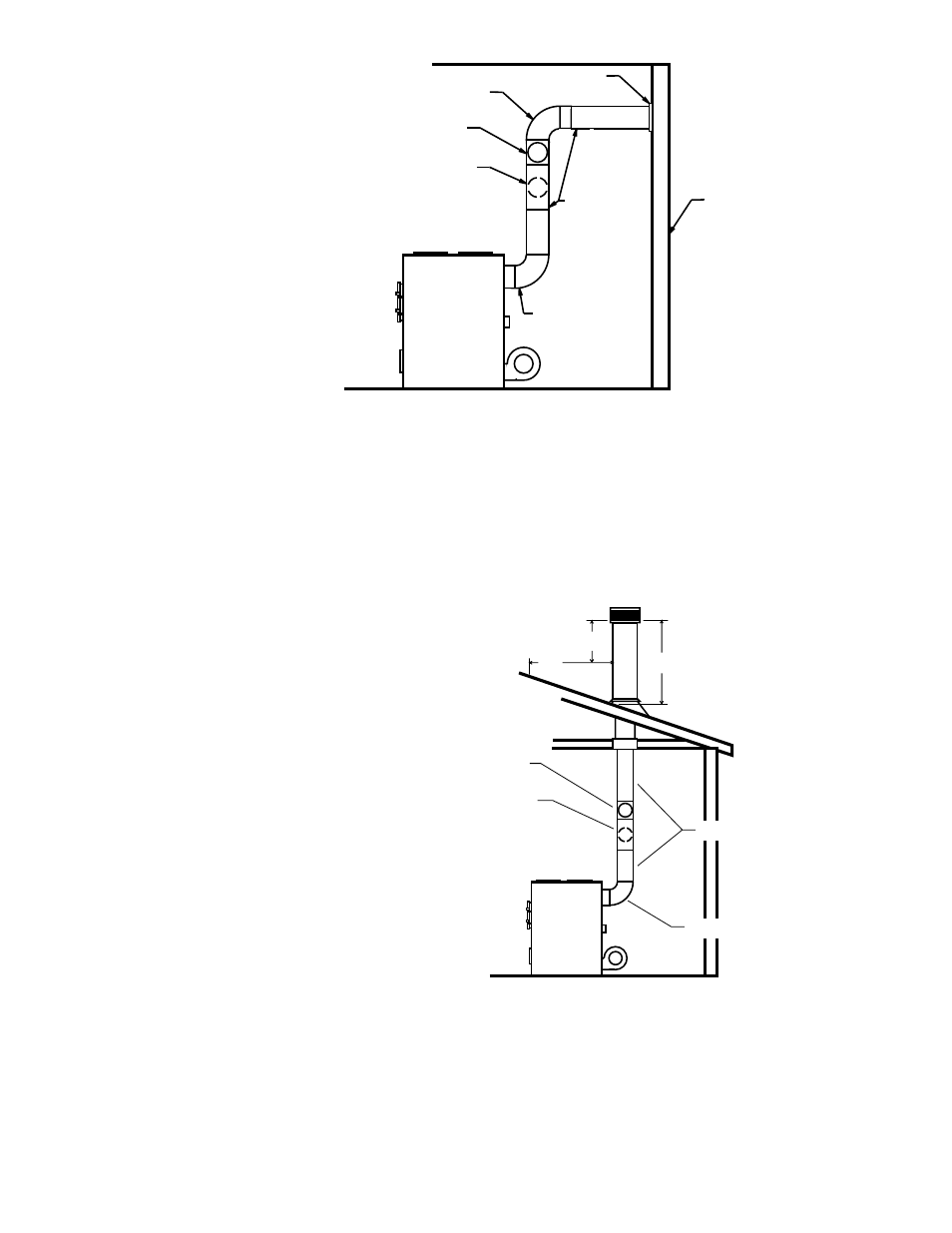 Chimney connection, Fig. 4 fig. 5 | United States Stove Company 1537Q User Manual | Page 8 / 32