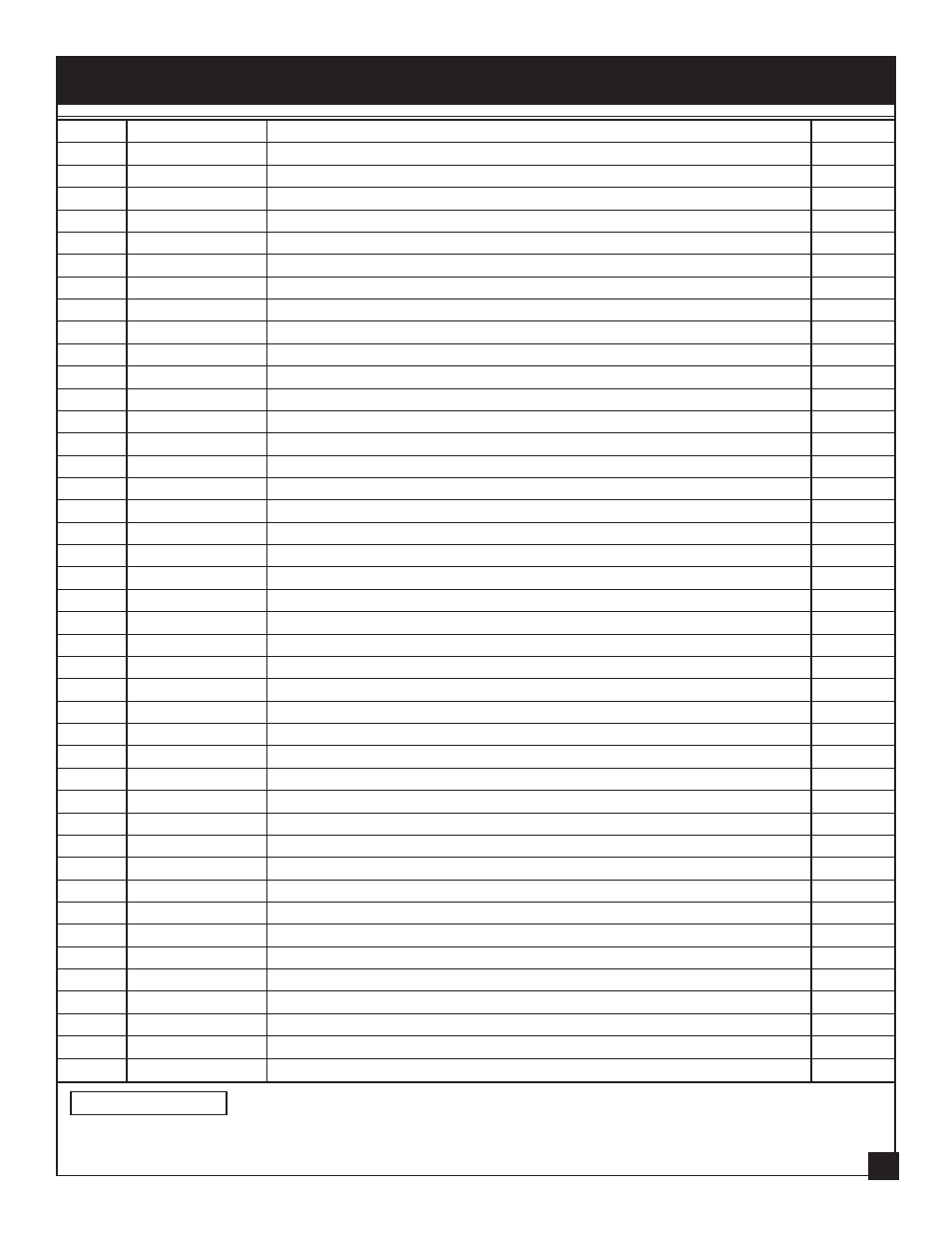 Parts list | United States Stove Company C9947N User Manual | Page 17 / 43