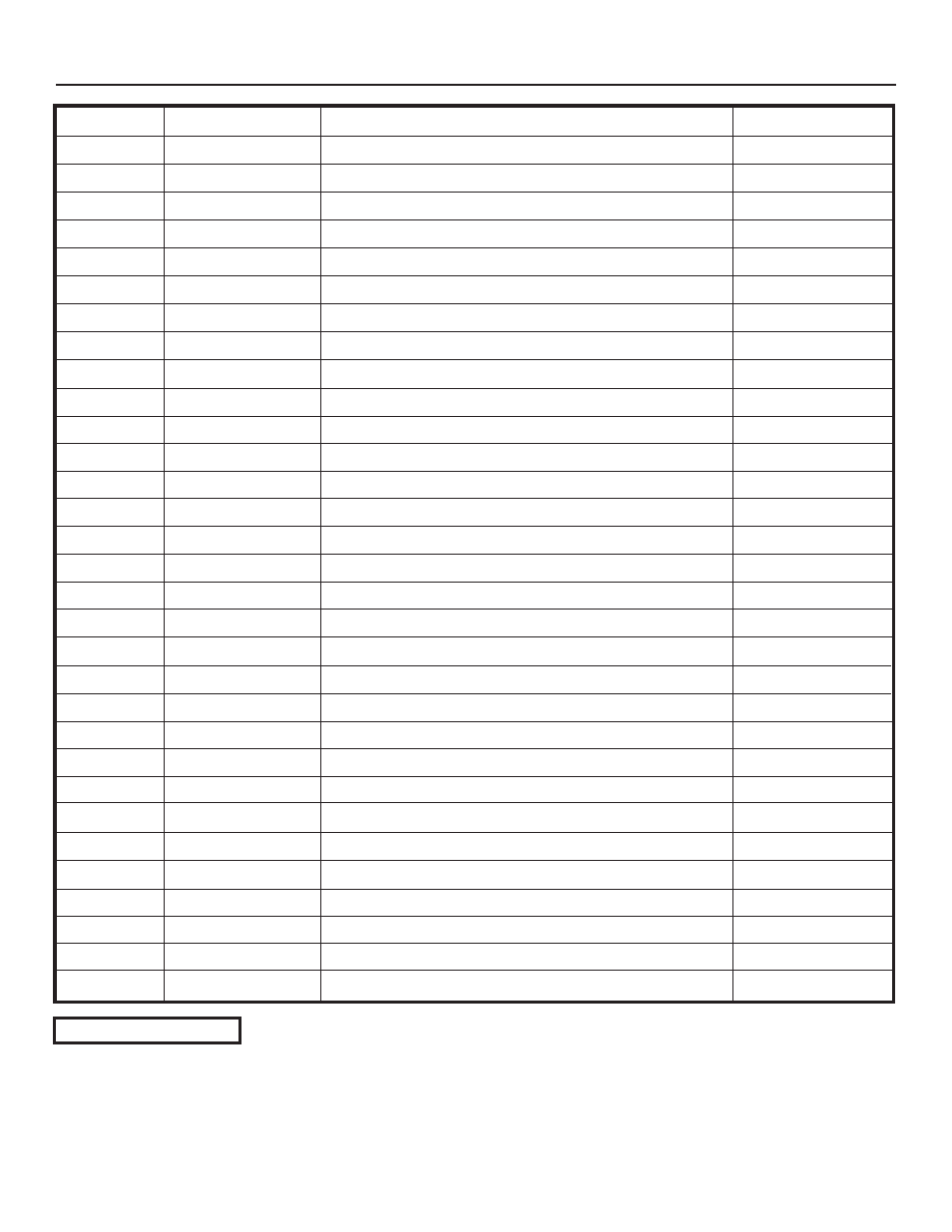 Parts list for gas log assembly | United States Stove Company C9947N User Manual | Page 37 / 43