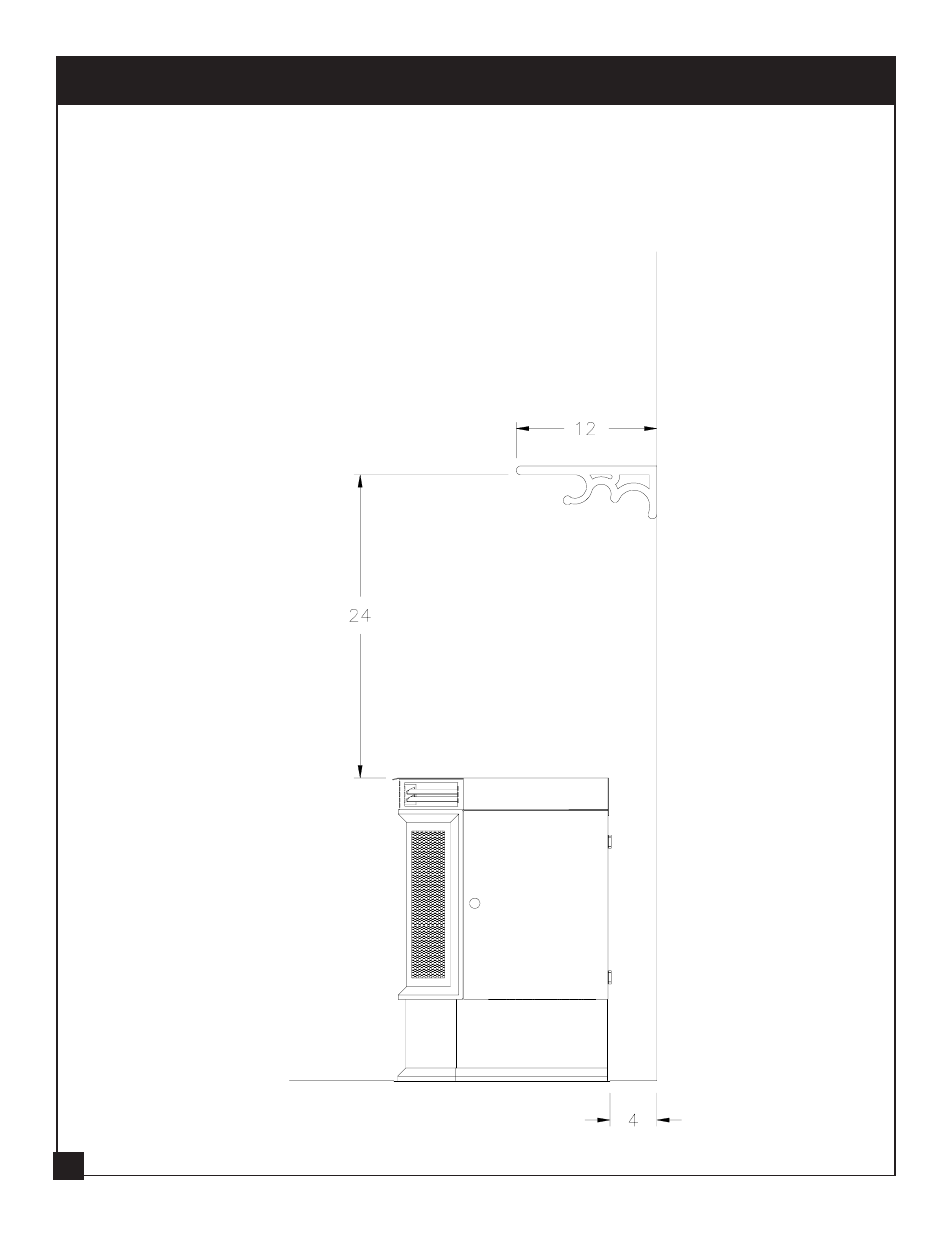 Mantel clearances | United States Stove Company C9947N User Manual | Page 8 / 43